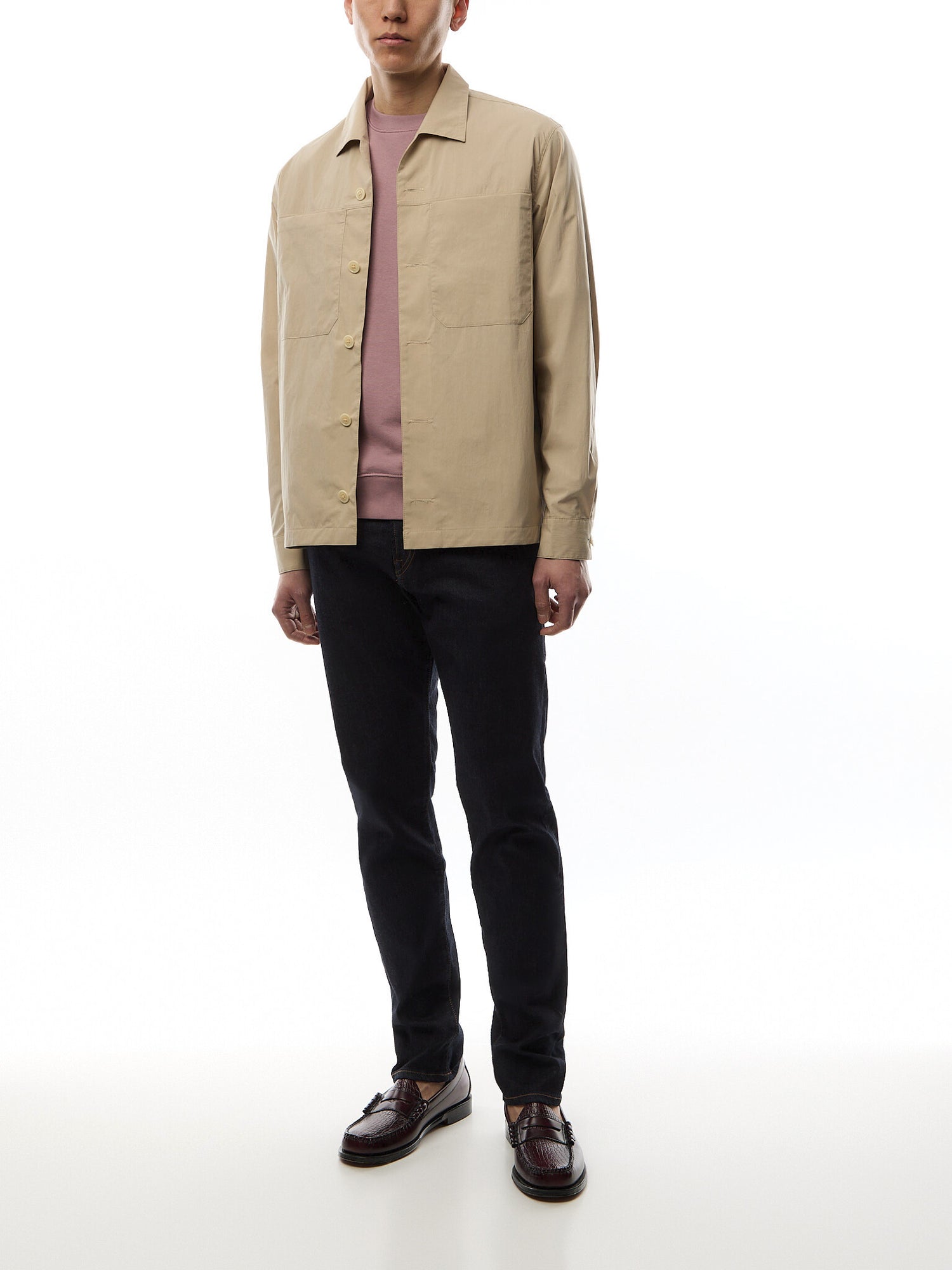 Open Collar Shacket