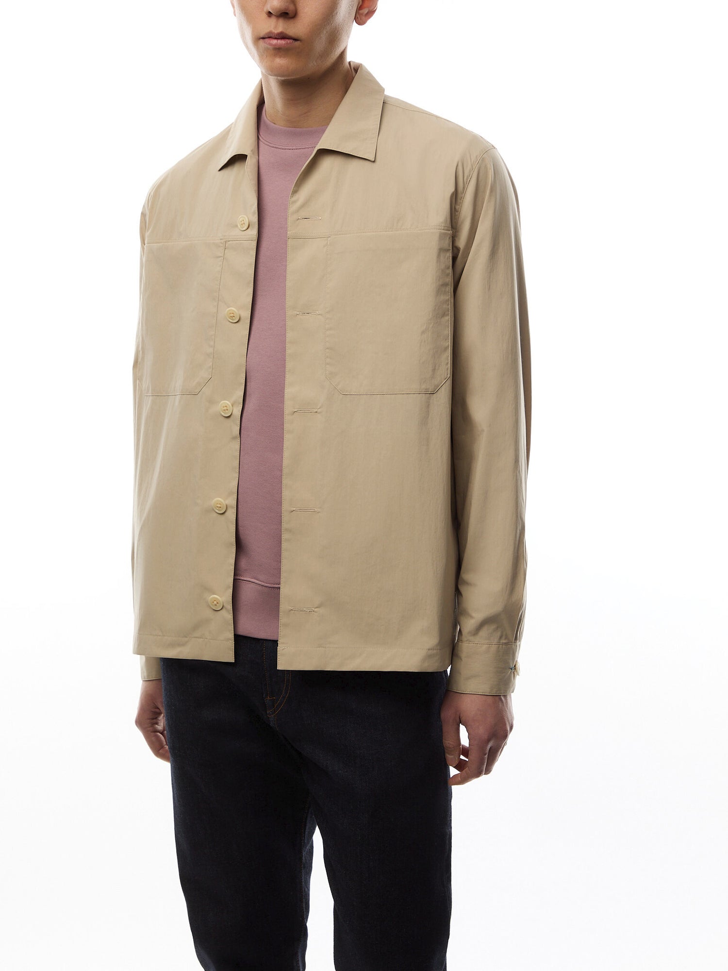 Open Collar Shacket