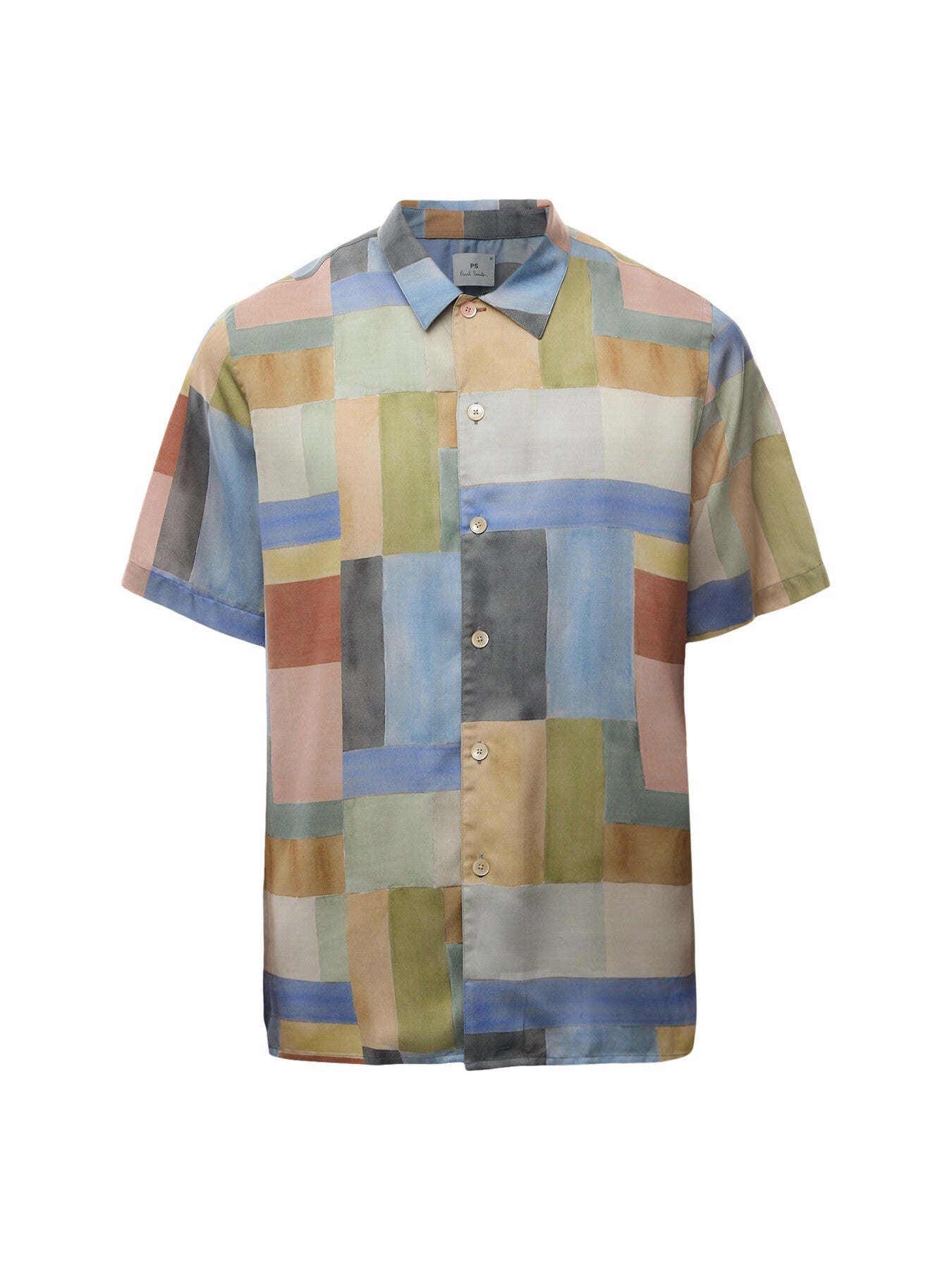 Window Paint Tencel Shortsleeve Shirt