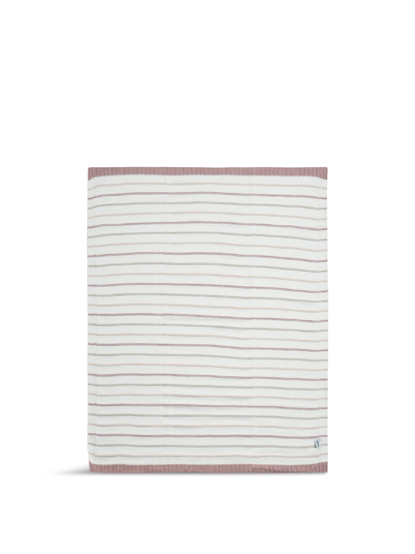 Knitted Blanket Multi Stripe