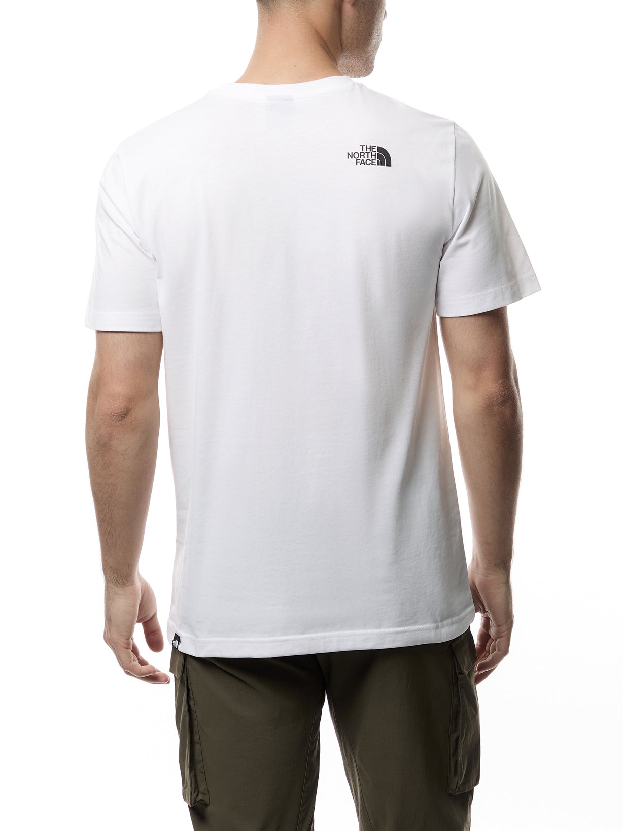 Short Sleeve Simple Dome White T-Shirt