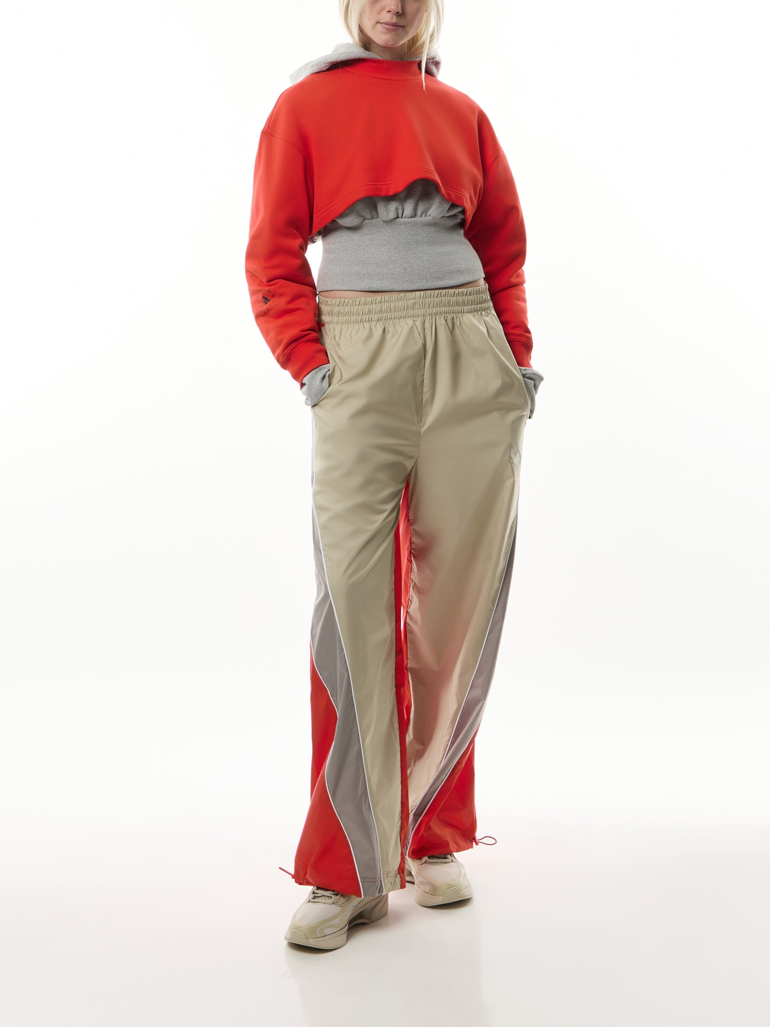 Adidas by Stella Mccartney Cropped Hoodie