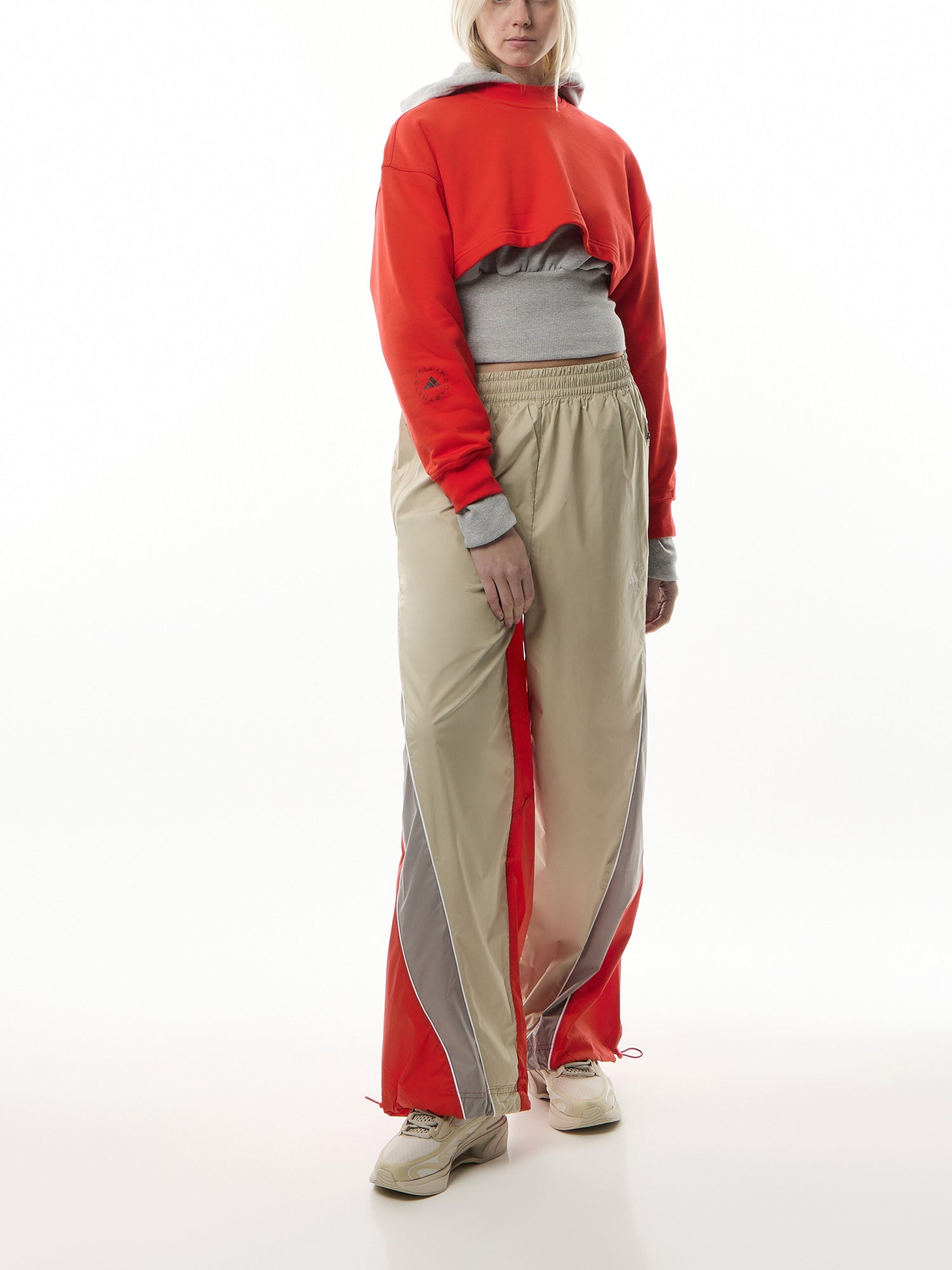Adidas by Stella Mccartney TrueCasuals Cropped Sportswear Sweatshirt