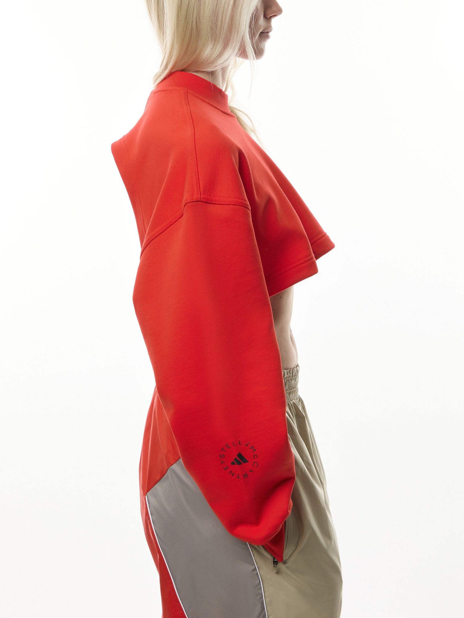 Adidas by Stella Mccartney TrueCasuals Cropped Sportswear Sweatshirt