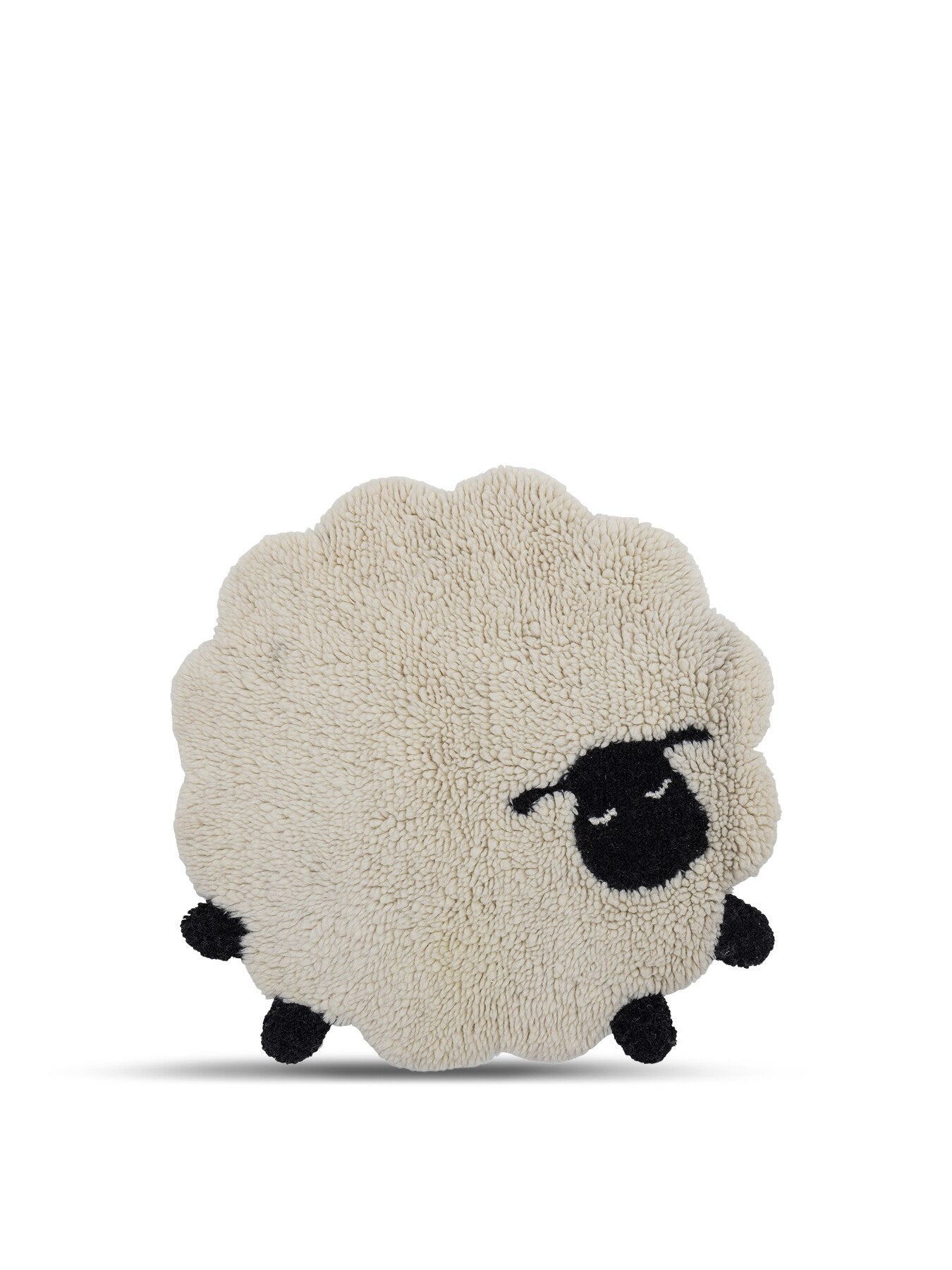 Dolly Rug White Wool