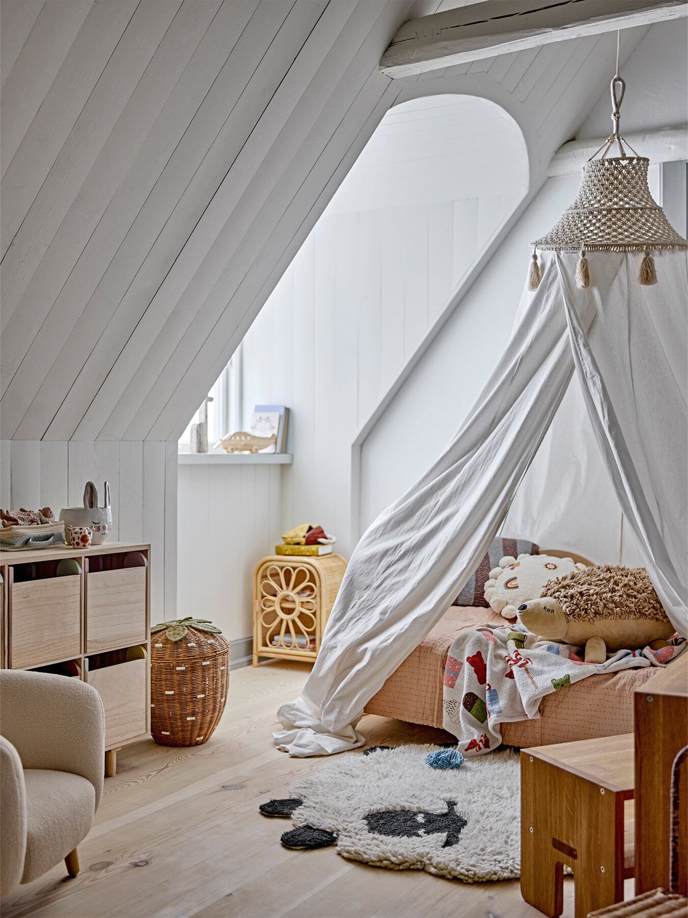Dolly Rug White Wool