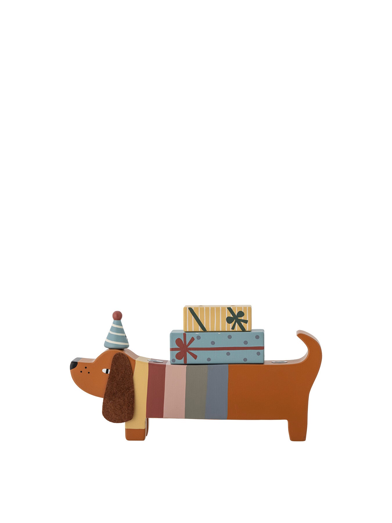 Charlie Birthday Decoration, Brown, FSC®100%, MDF
