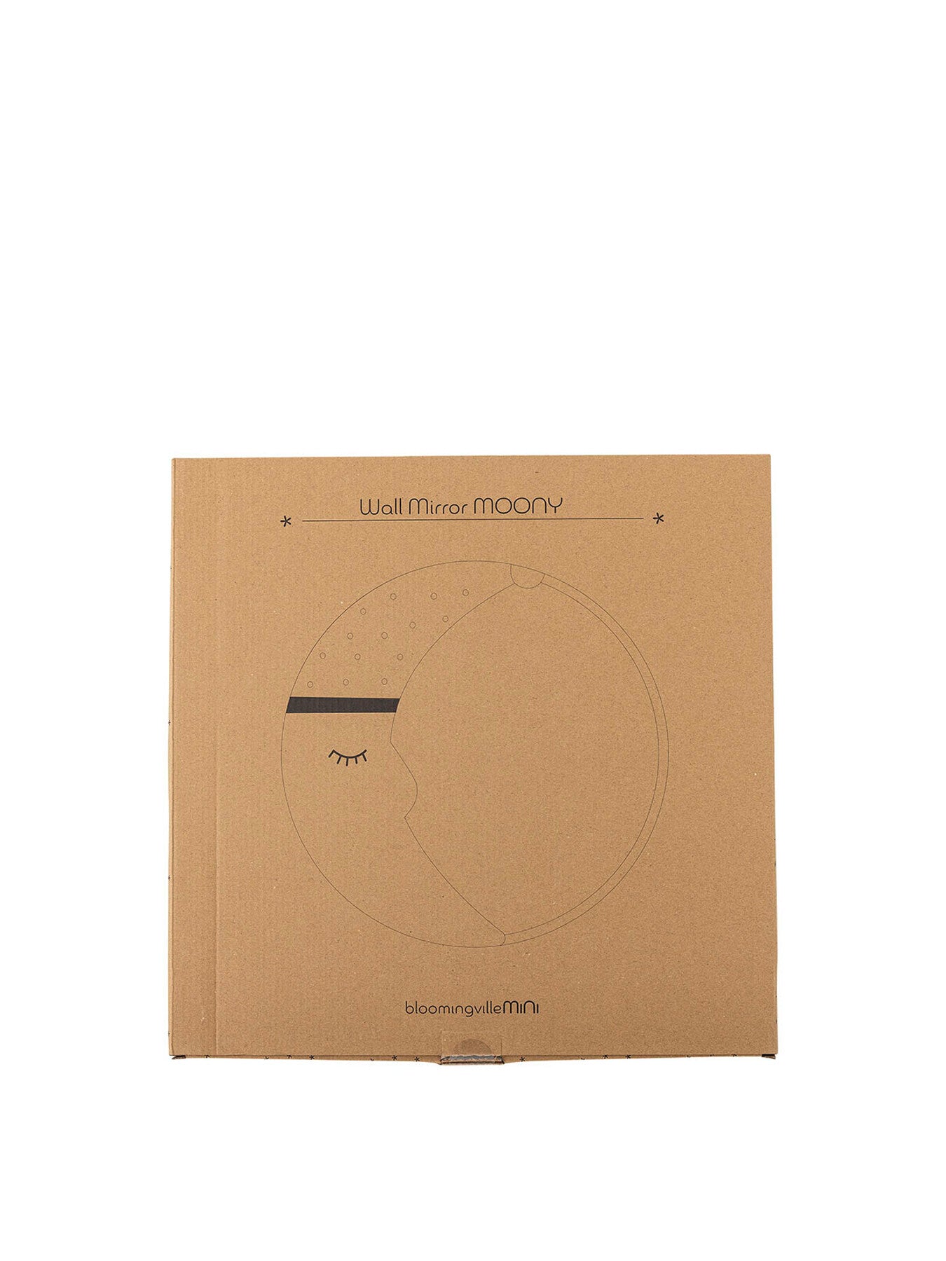 Moony Wall Mirror, Nature, FSC®100% Plywood