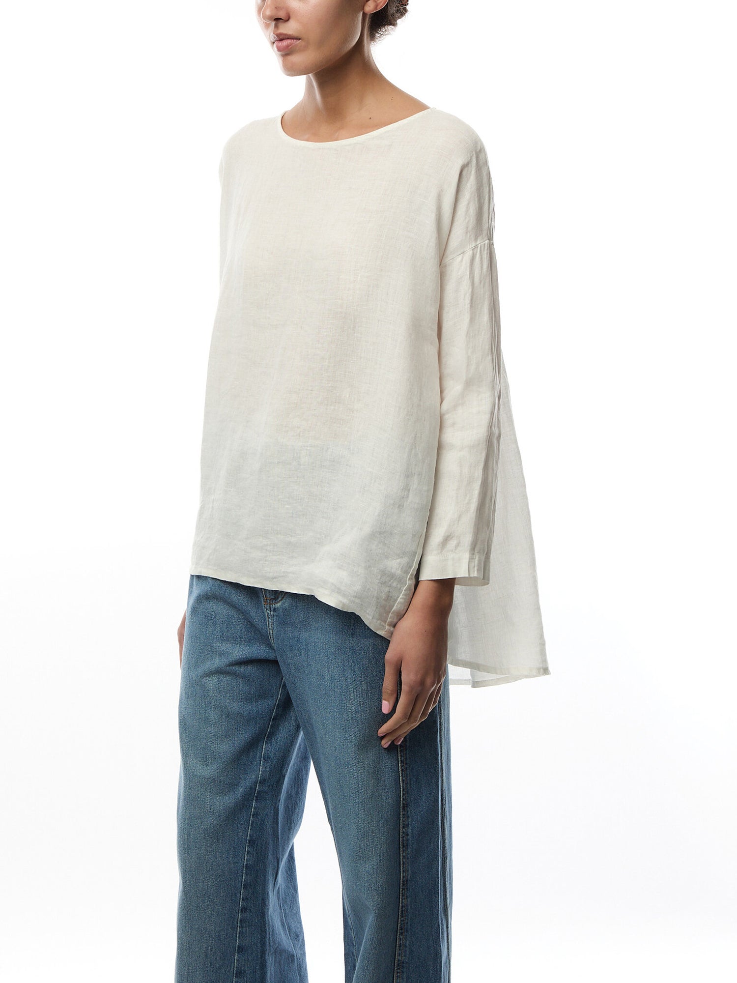 Dip Hem LS Top