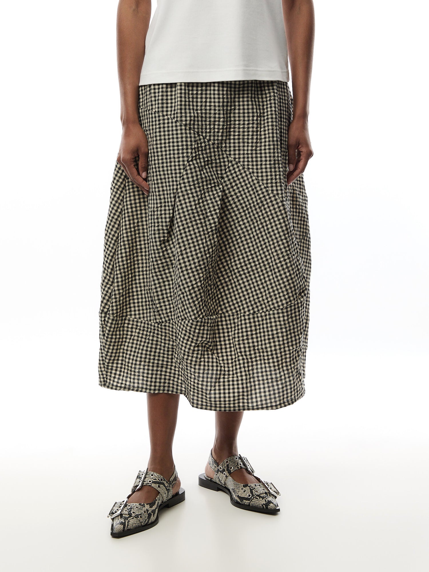 Gingham Skirt