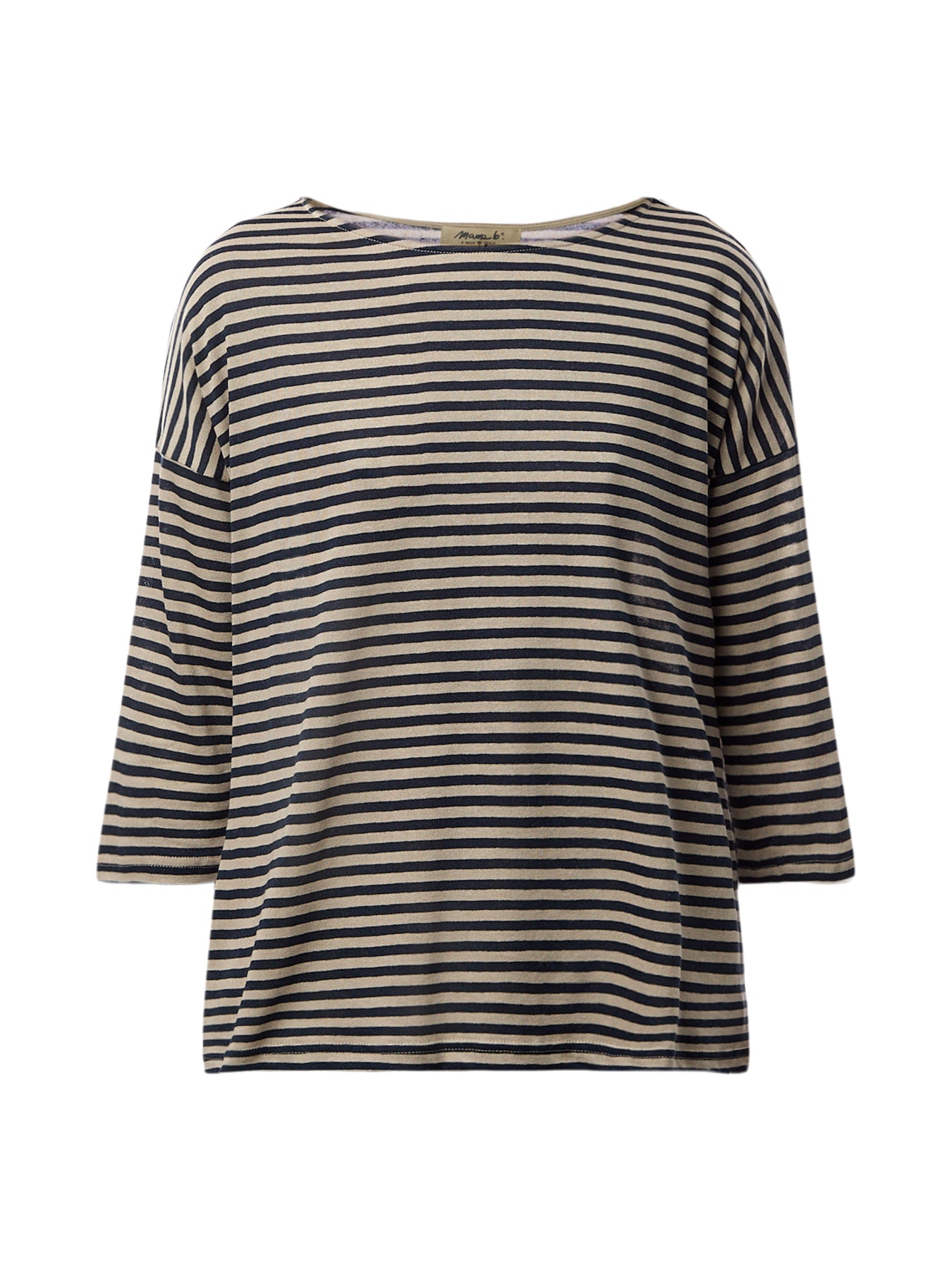 Stripe Long Sleeves Swing Knitwear