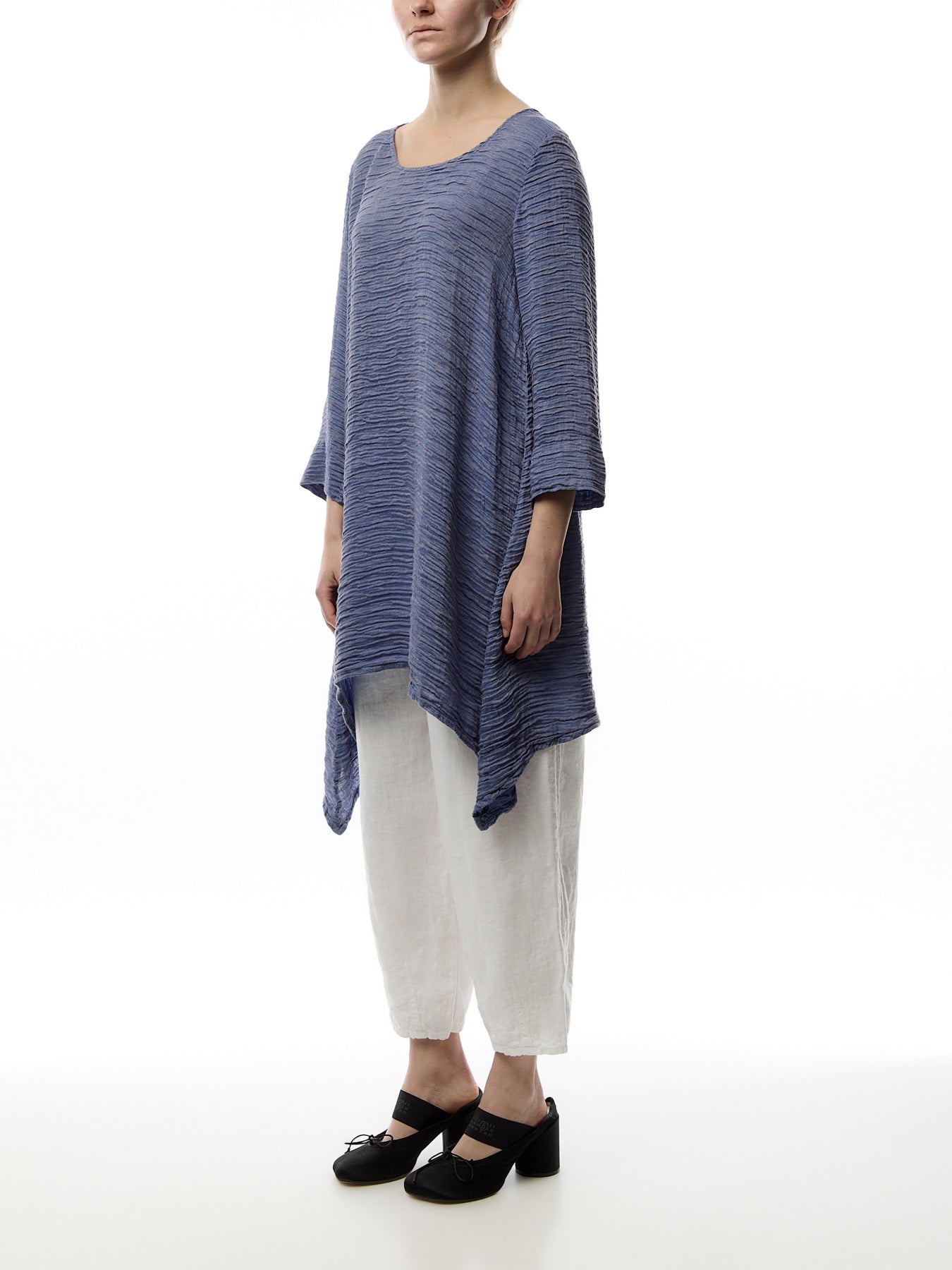 Silk Crinkle Tunic