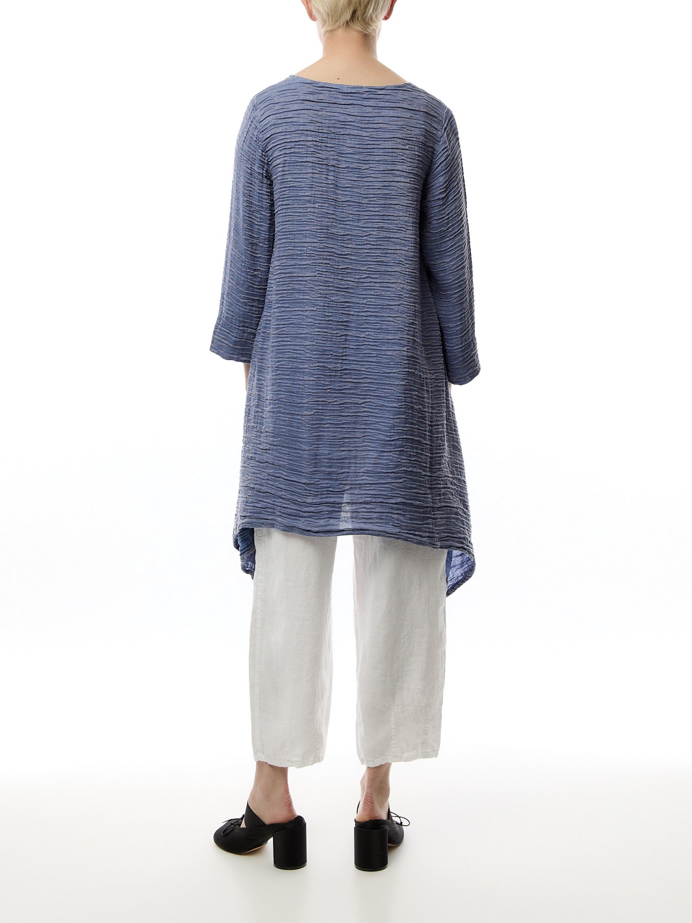 Silk Crinkle Tunic