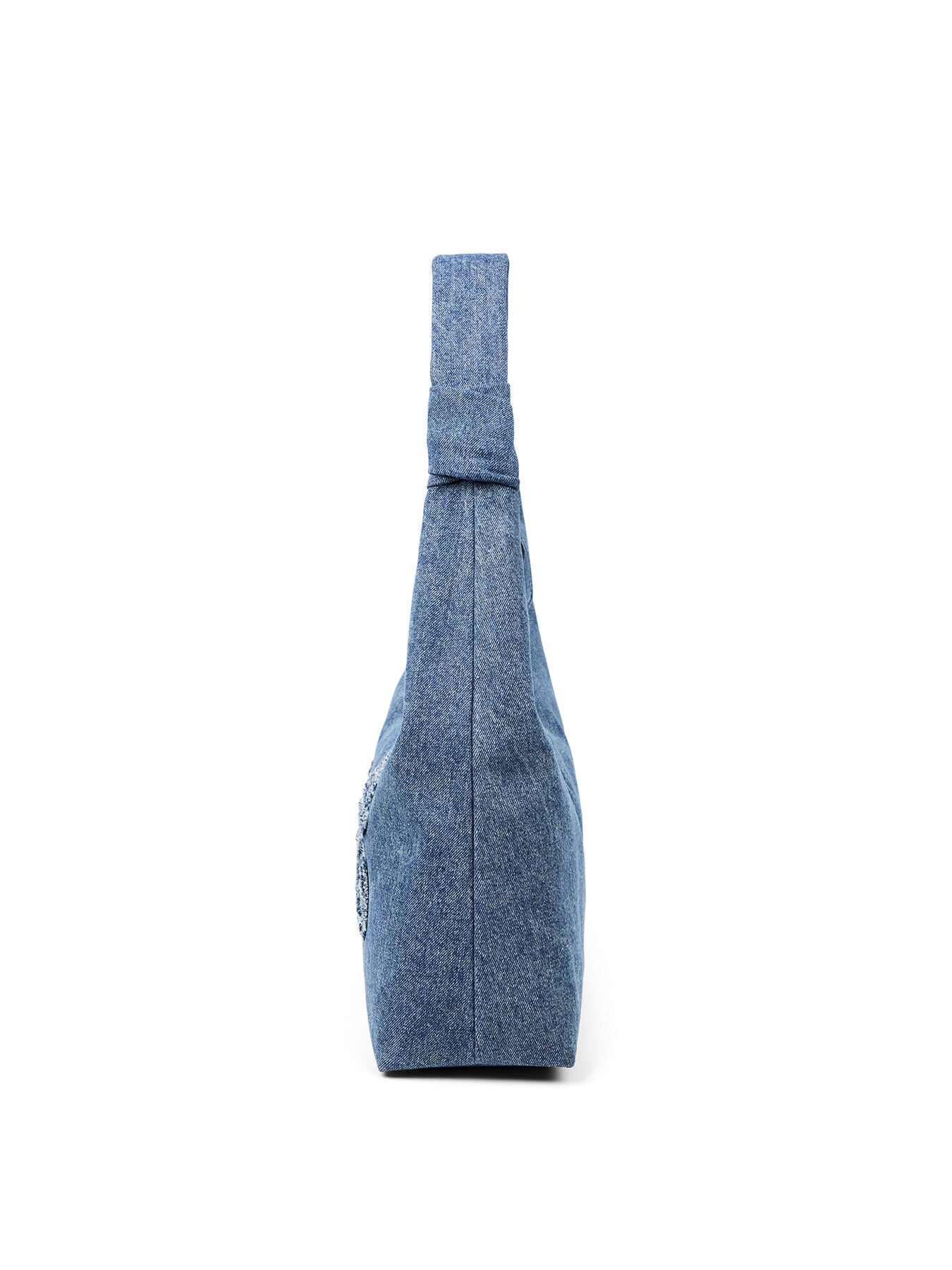 Denim Slouchy Shoulder Bag