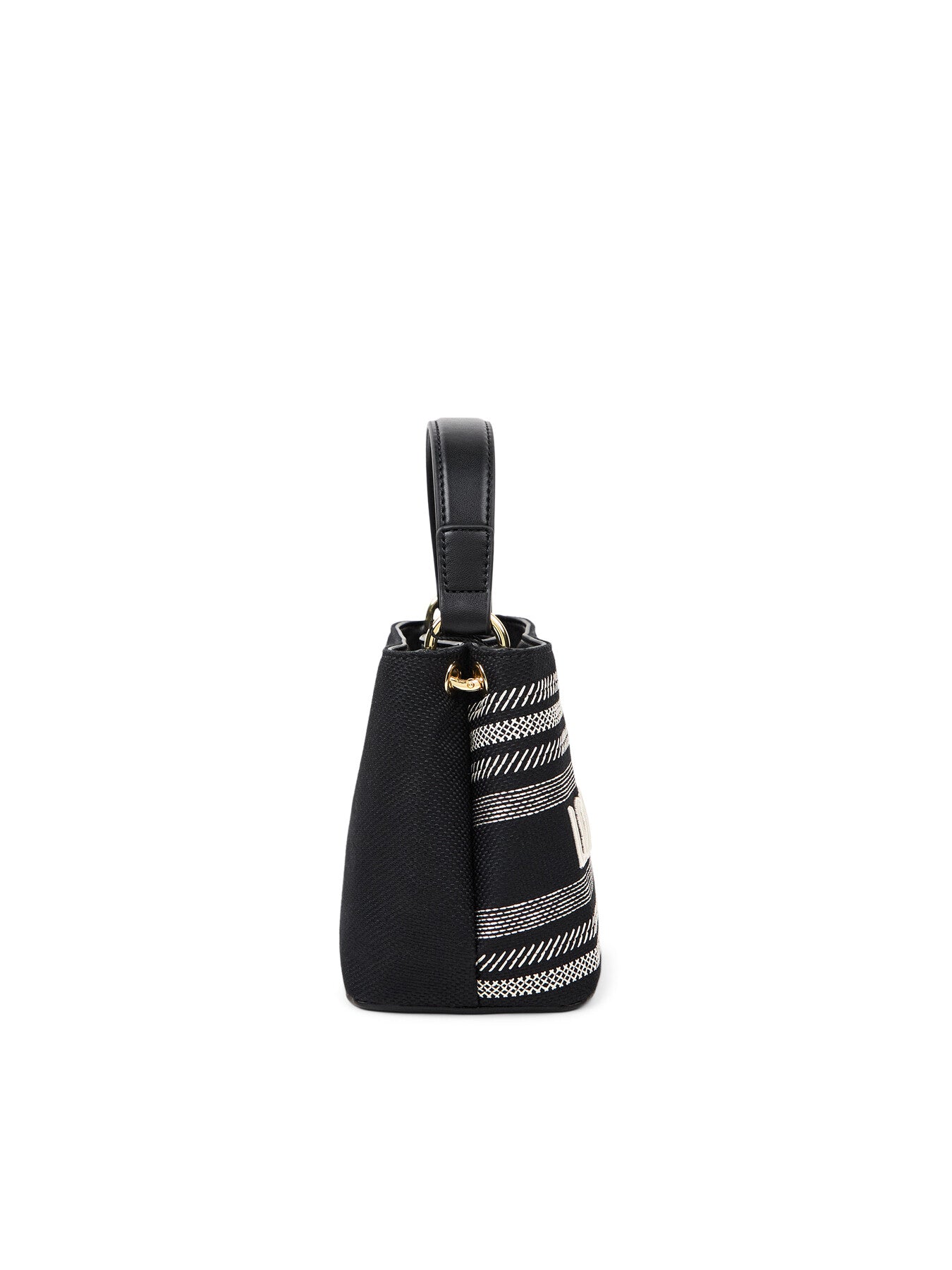 Canvas Top Handle Crossbody Bag