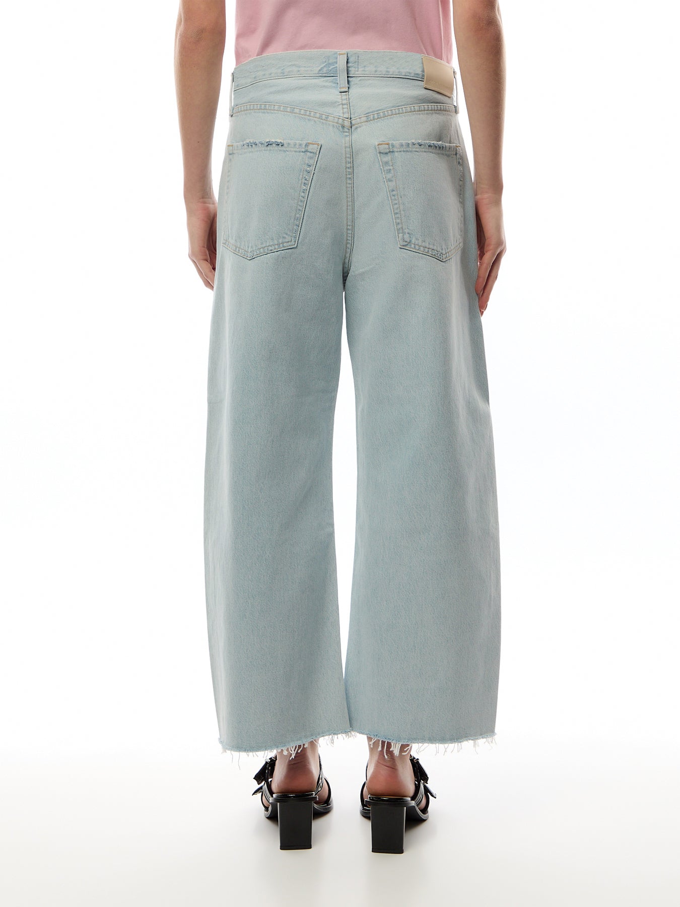 Ayla Raw Hem Cropped Jeans