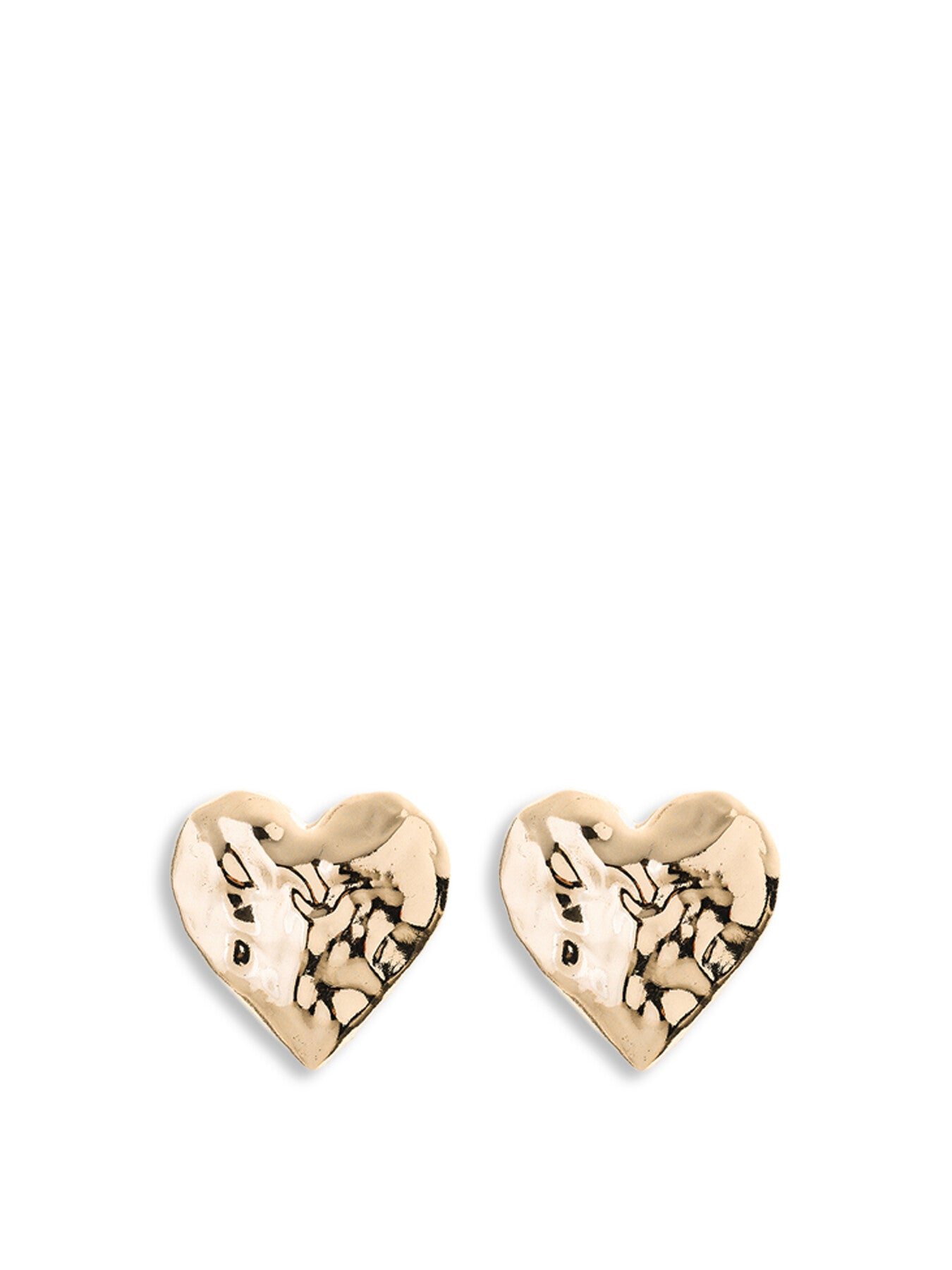 Large Heart Stud Earrings