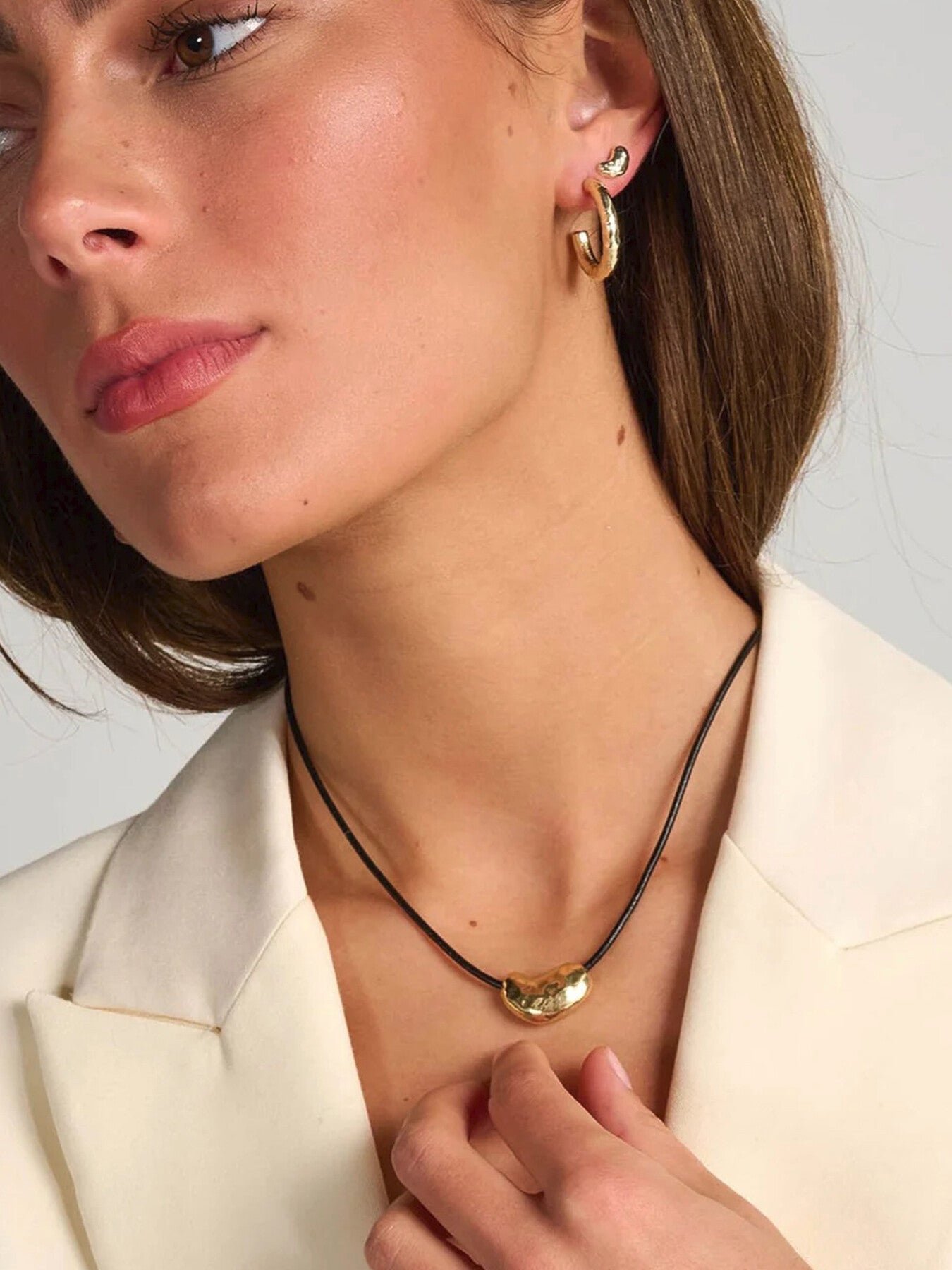 Uneven Hoop Earrings
