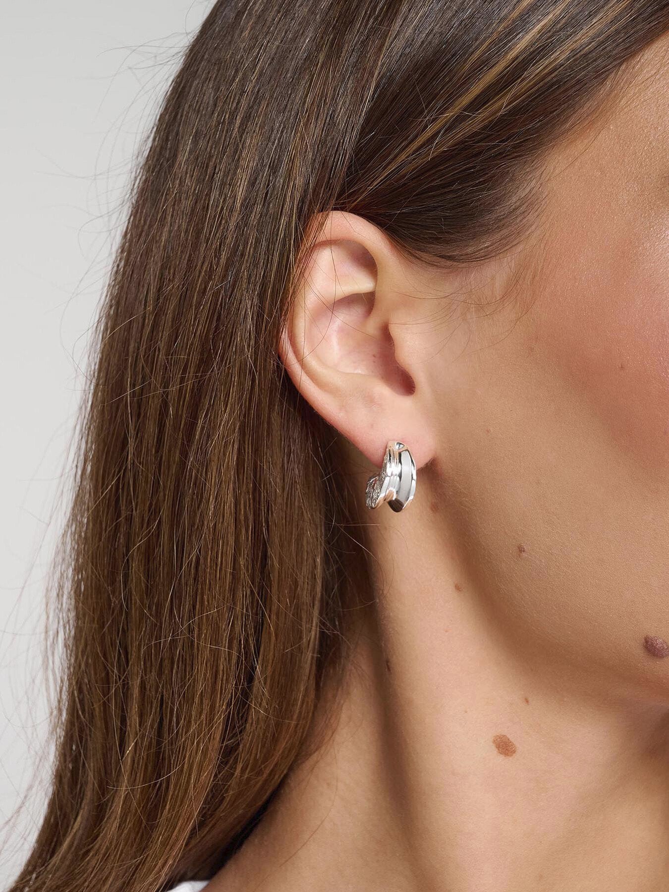 Haven Huggie Hoop Earrings
