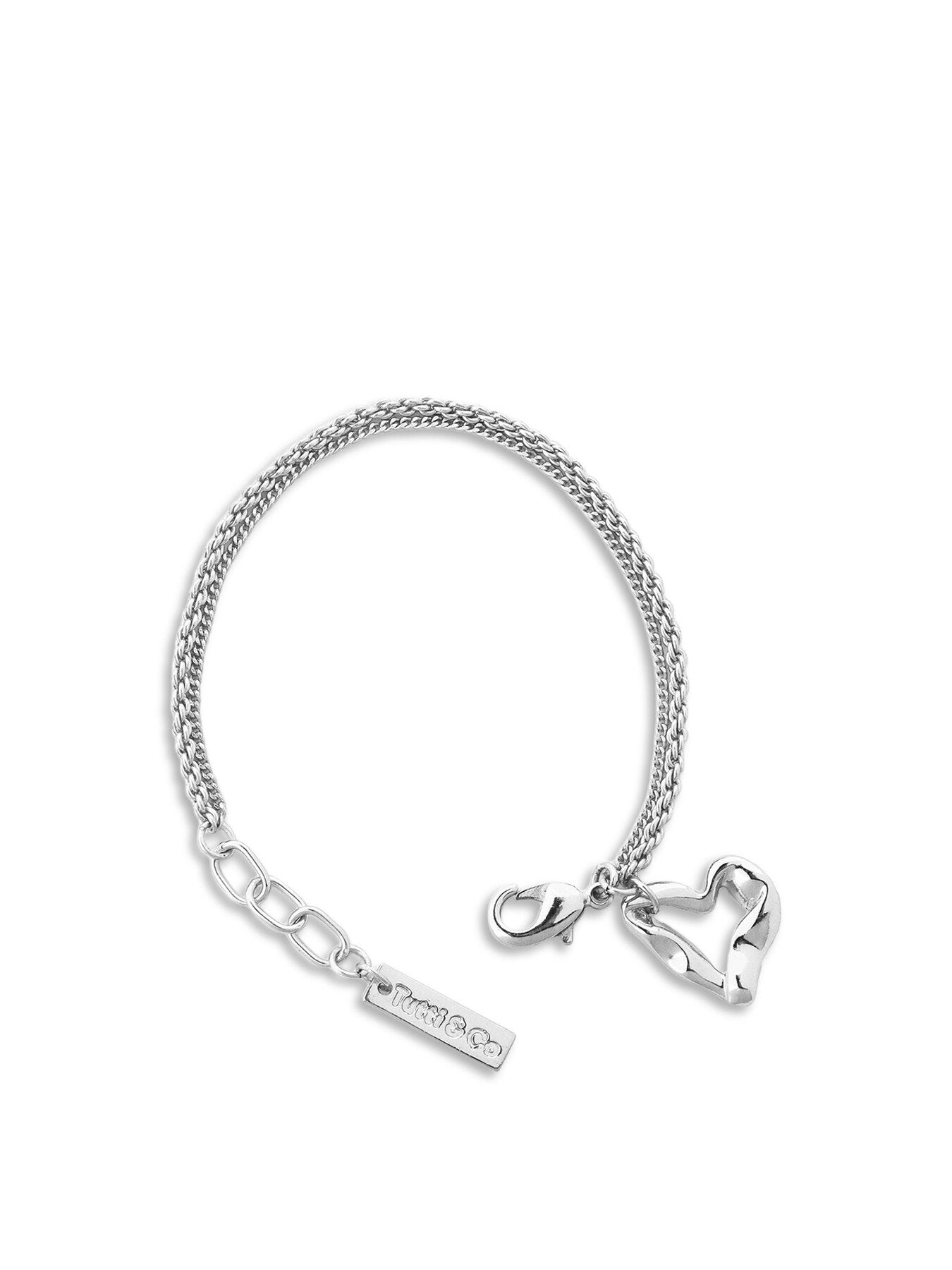 Eternal Twist Heart Bracelet