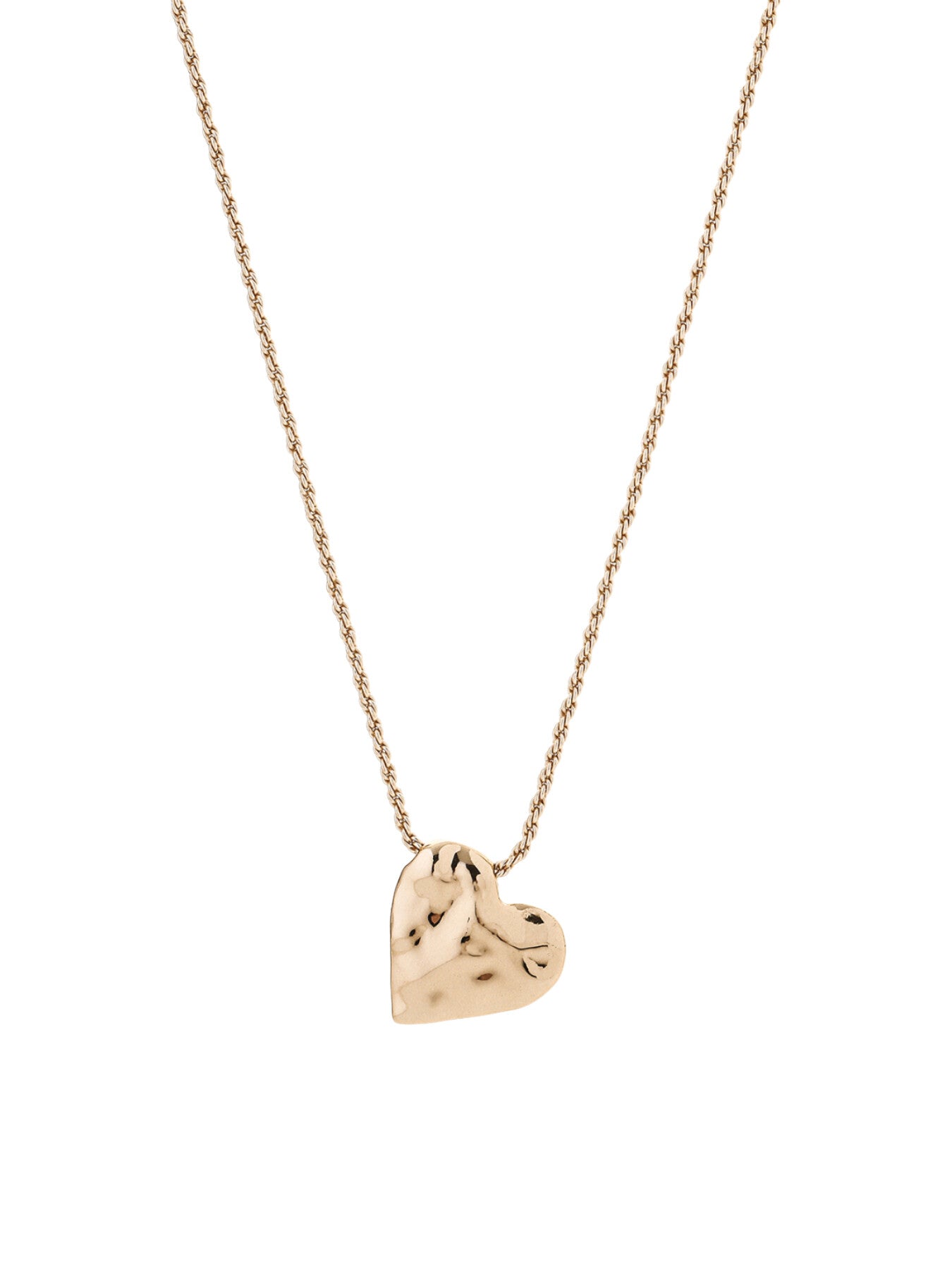 Askew Heart Pendant Necklace