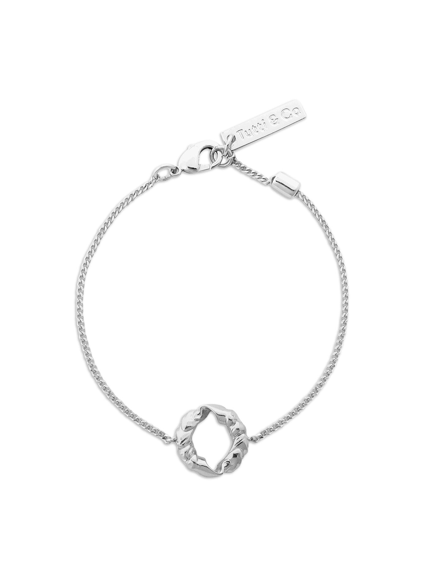 Ember Twist Pendant Bracelet