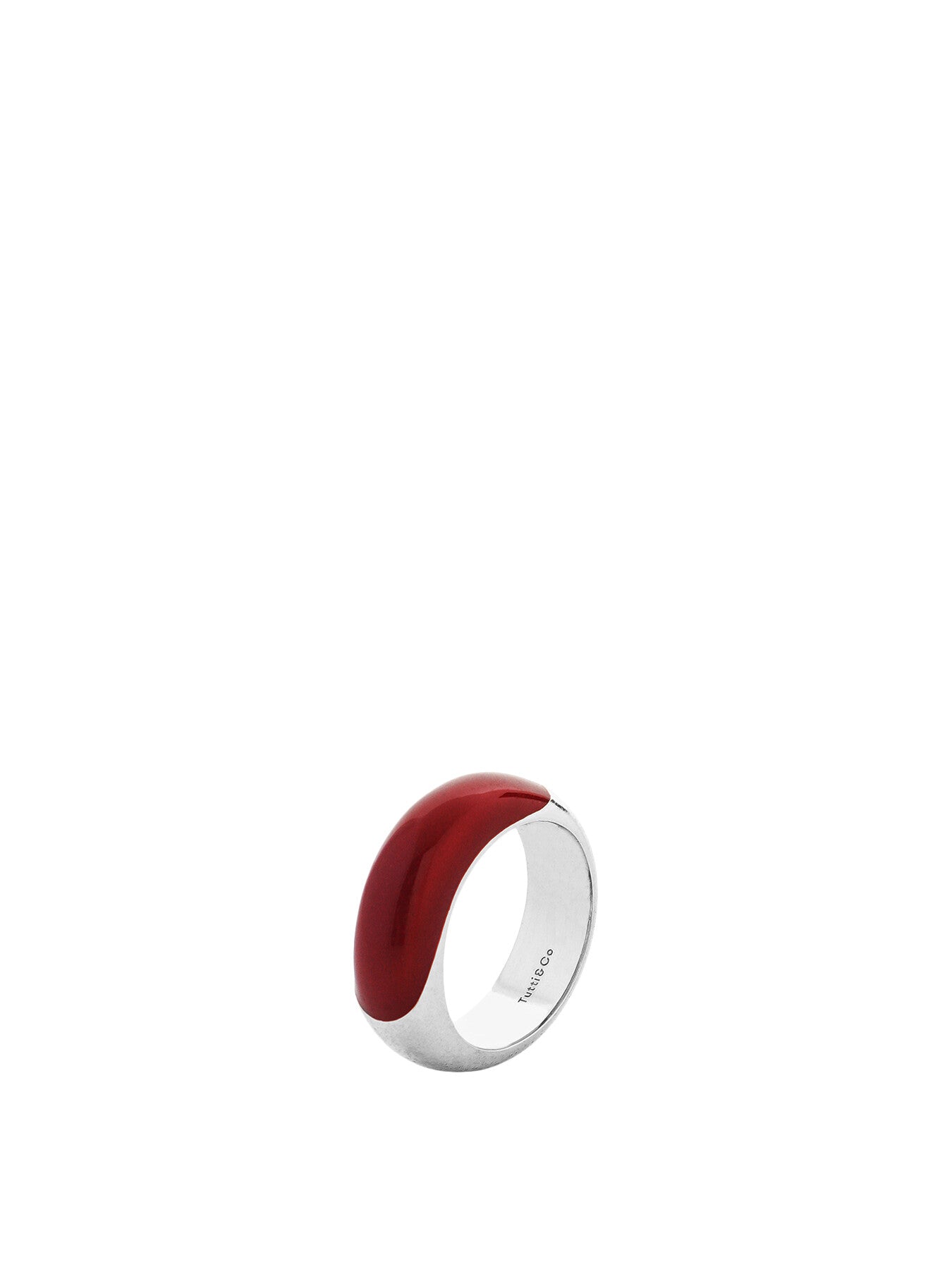 Burgundy Muse Enamel Ring