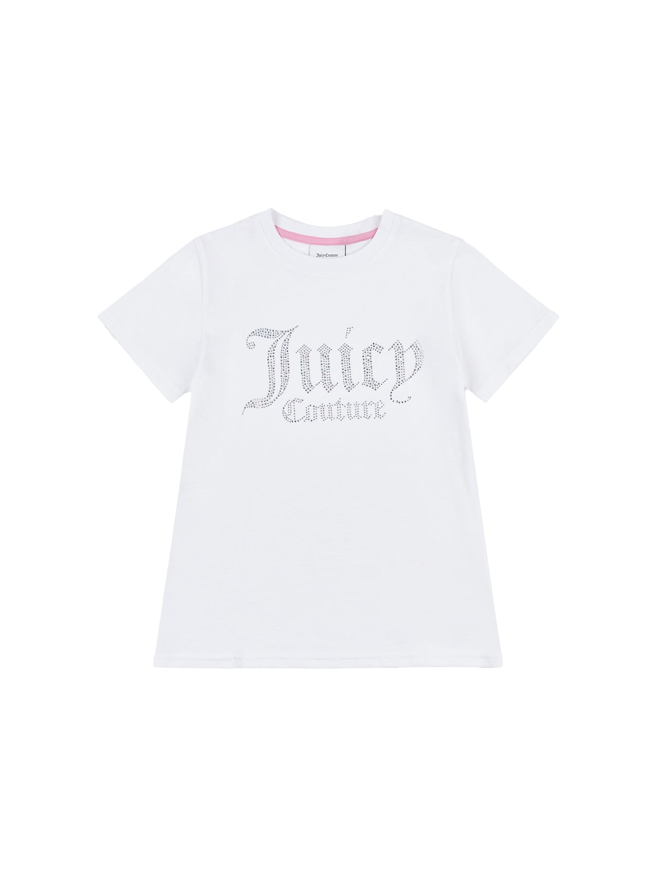 Diamante Fitted Tee White