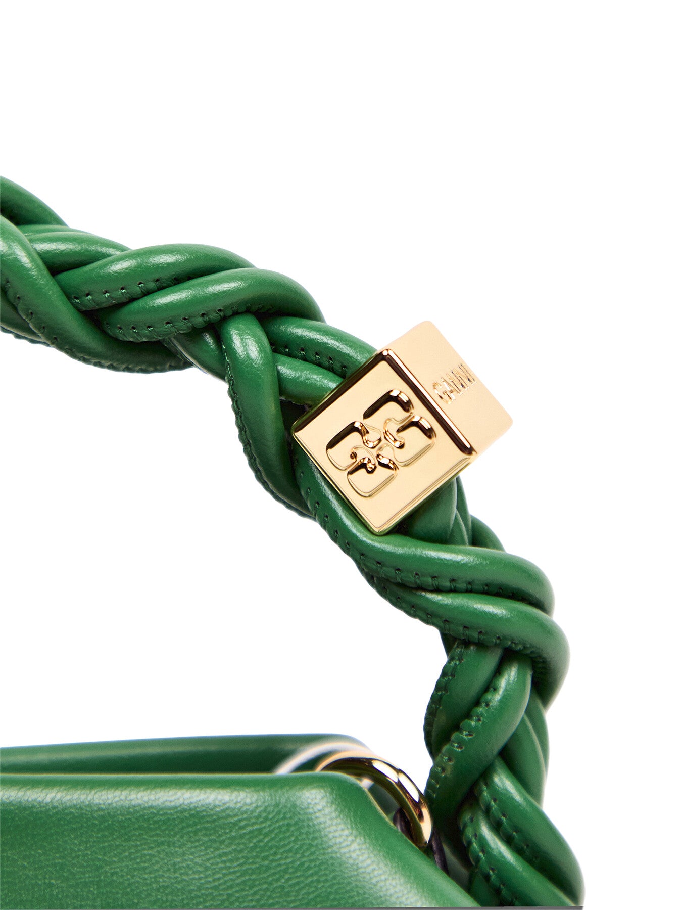 Ganni Mini Green Crossbody Bou Bag