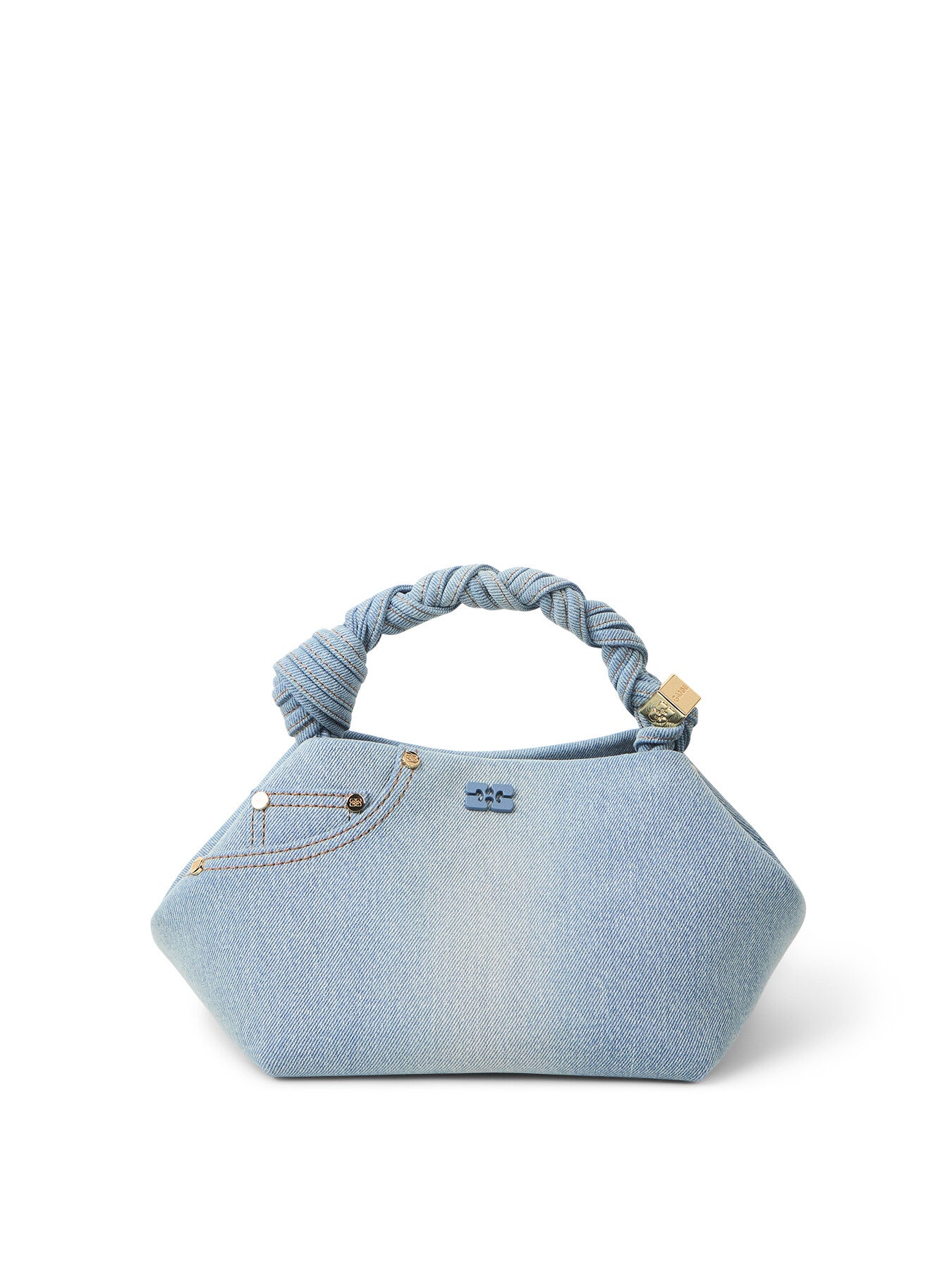 Washed Denim Small Bou Bag