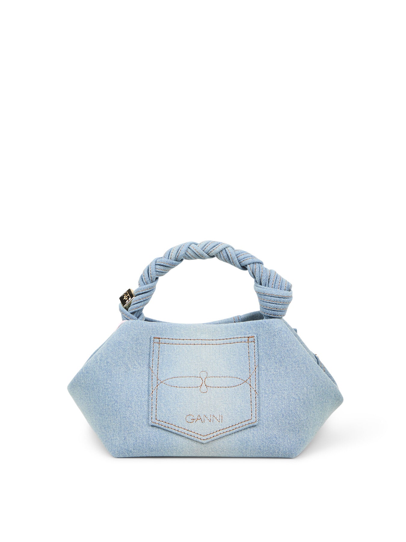 Washed Denim Small Bou Bag