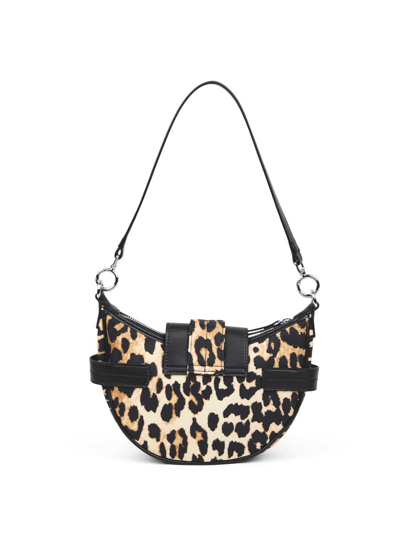 Nylon Print Small Crossbody Bucky Bag