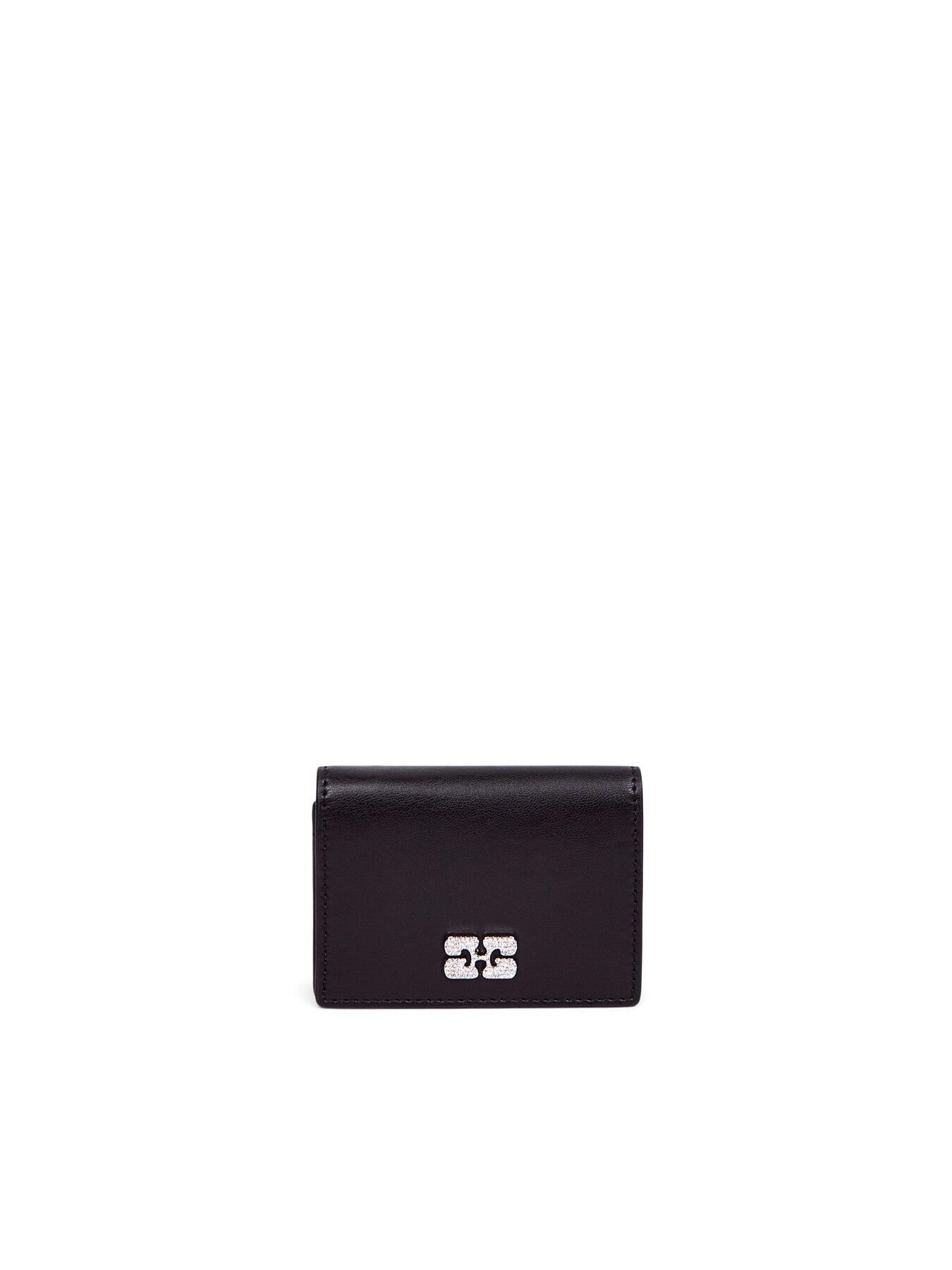 Ganni Bou Flap Cardholder Strass
