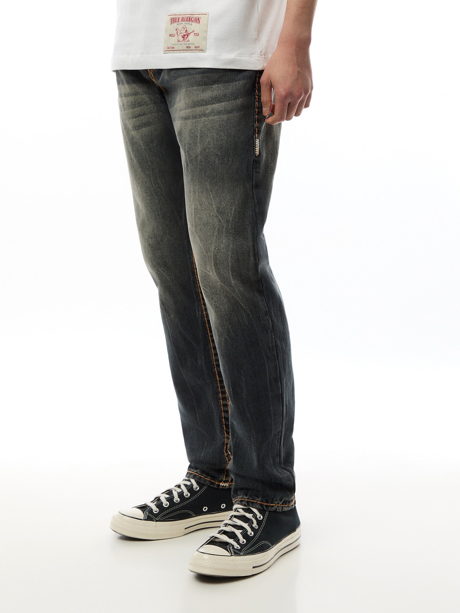 Rocco Super T No Flap Quadruple Logo Jeans
