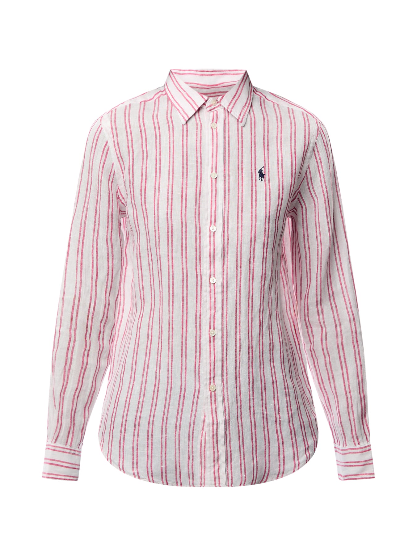 Classic Stripe Long Sleeve Button Front Shirt