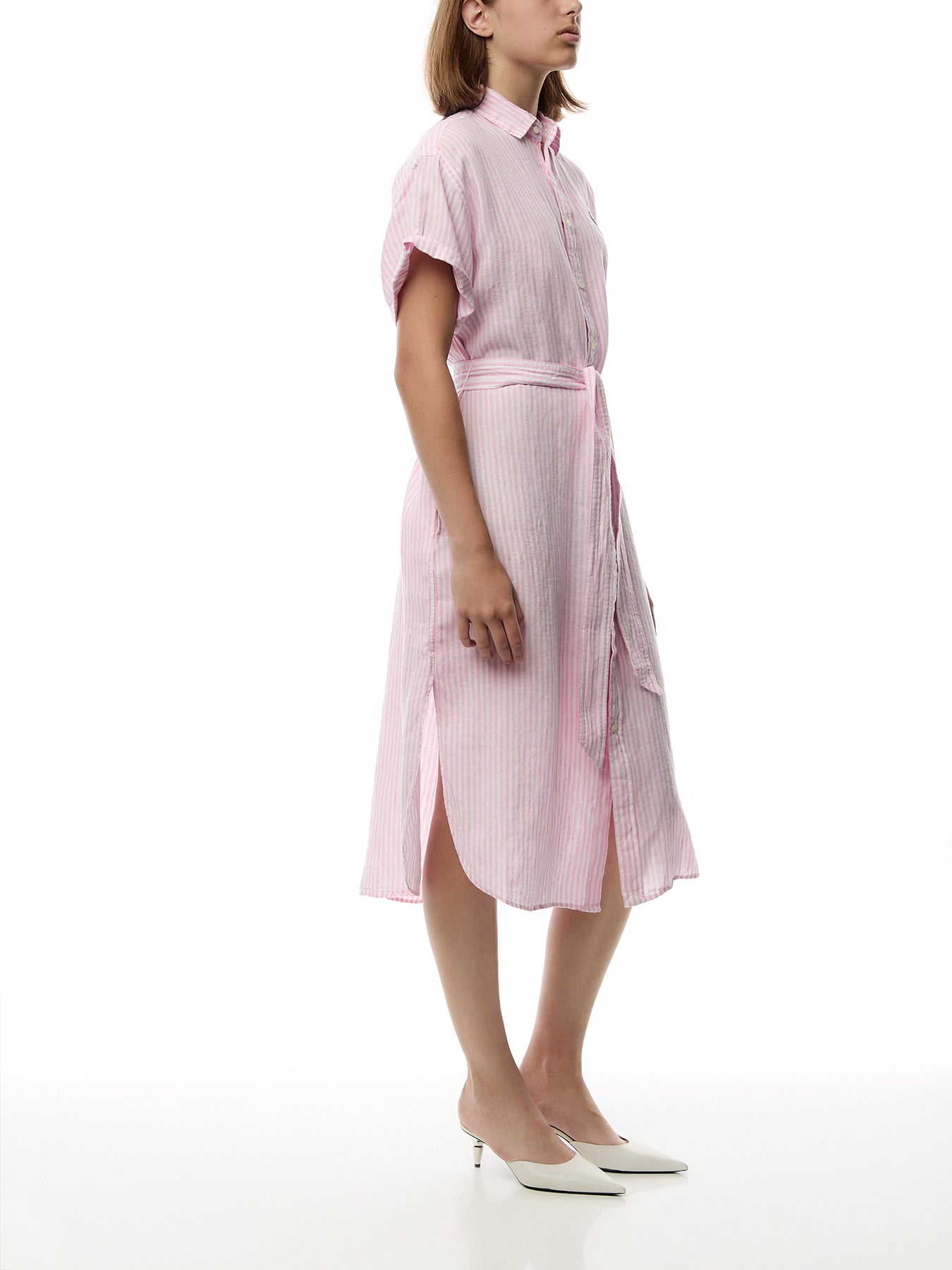 Woven Shirt Dress Dress