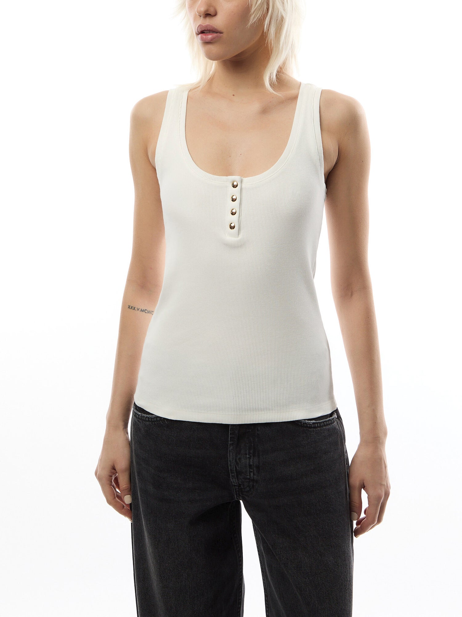 Alessia Tank Ivory