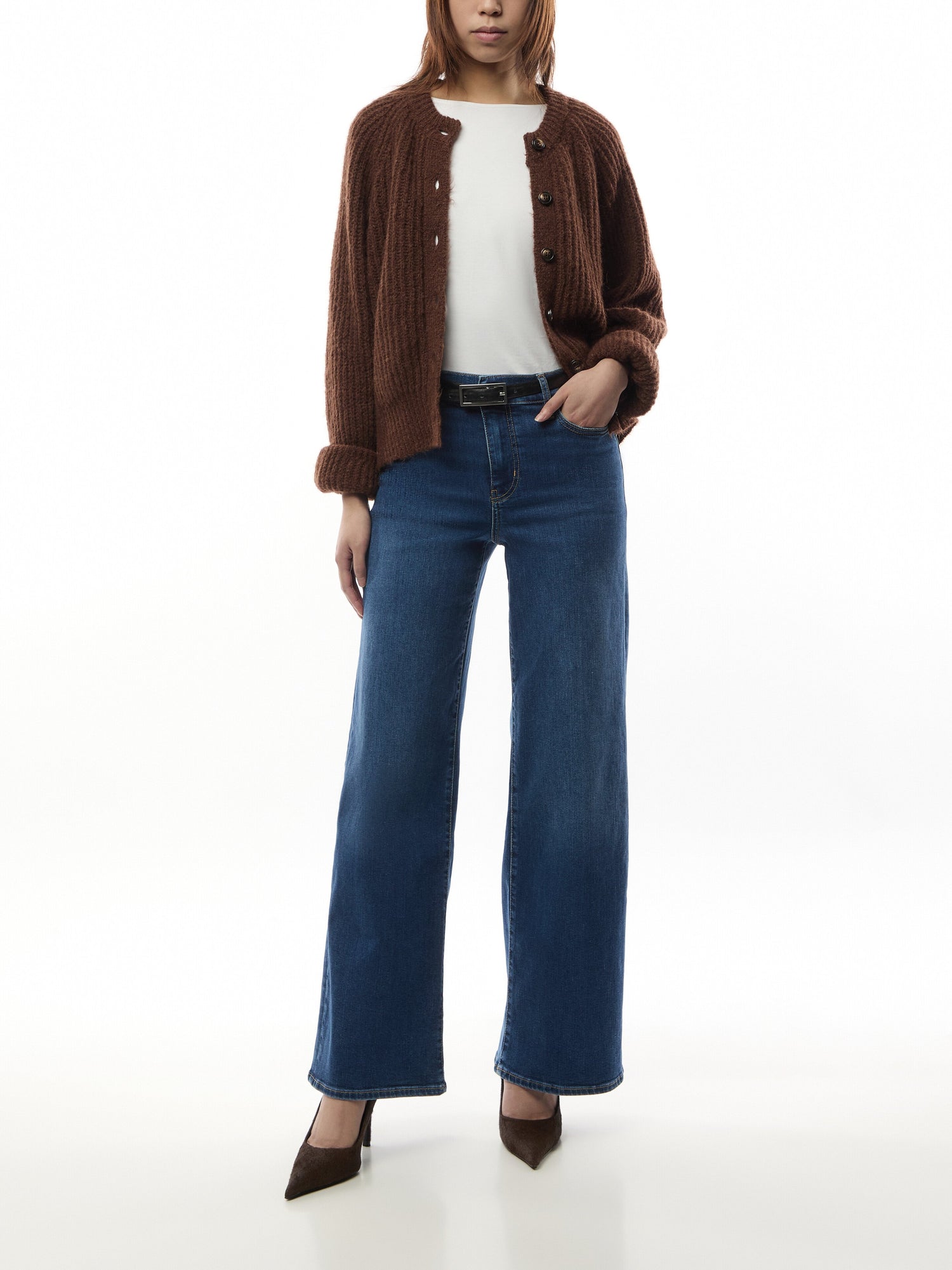 Le Slim Palazzo Jeans