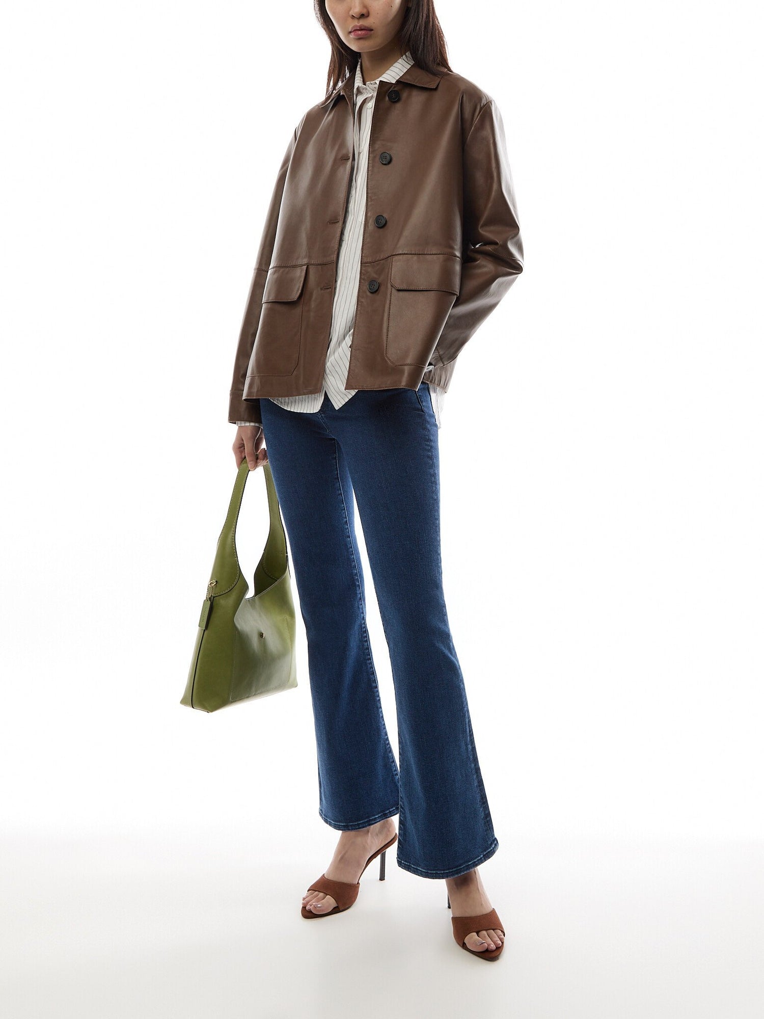 The Icon Mid Rise Flare Jeans