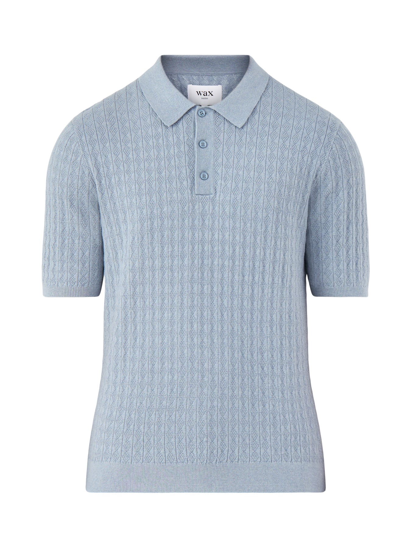 Naples Diamond Stripe Knitted Polo