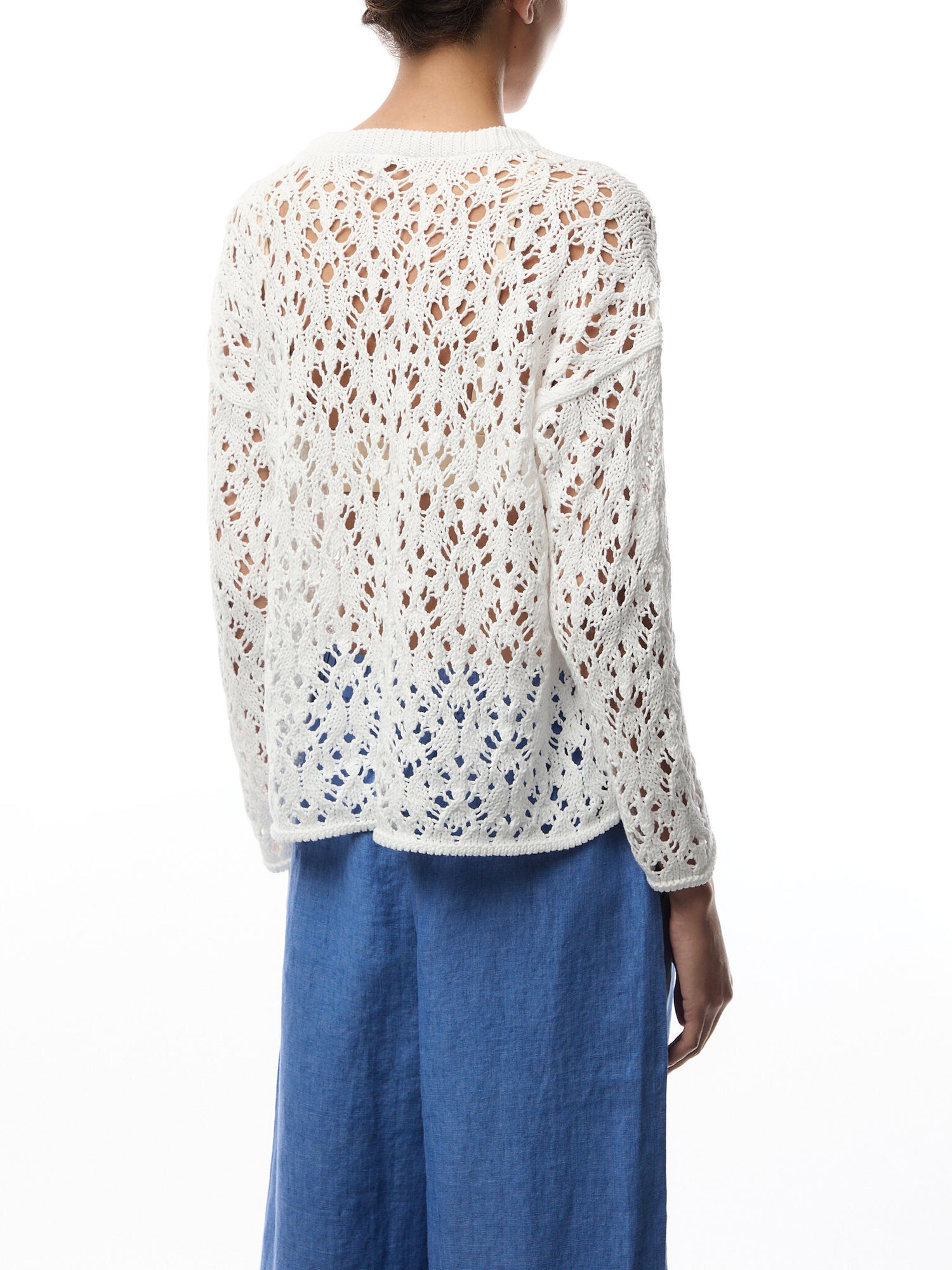 Crew Neck Sweater Cotton Cord
