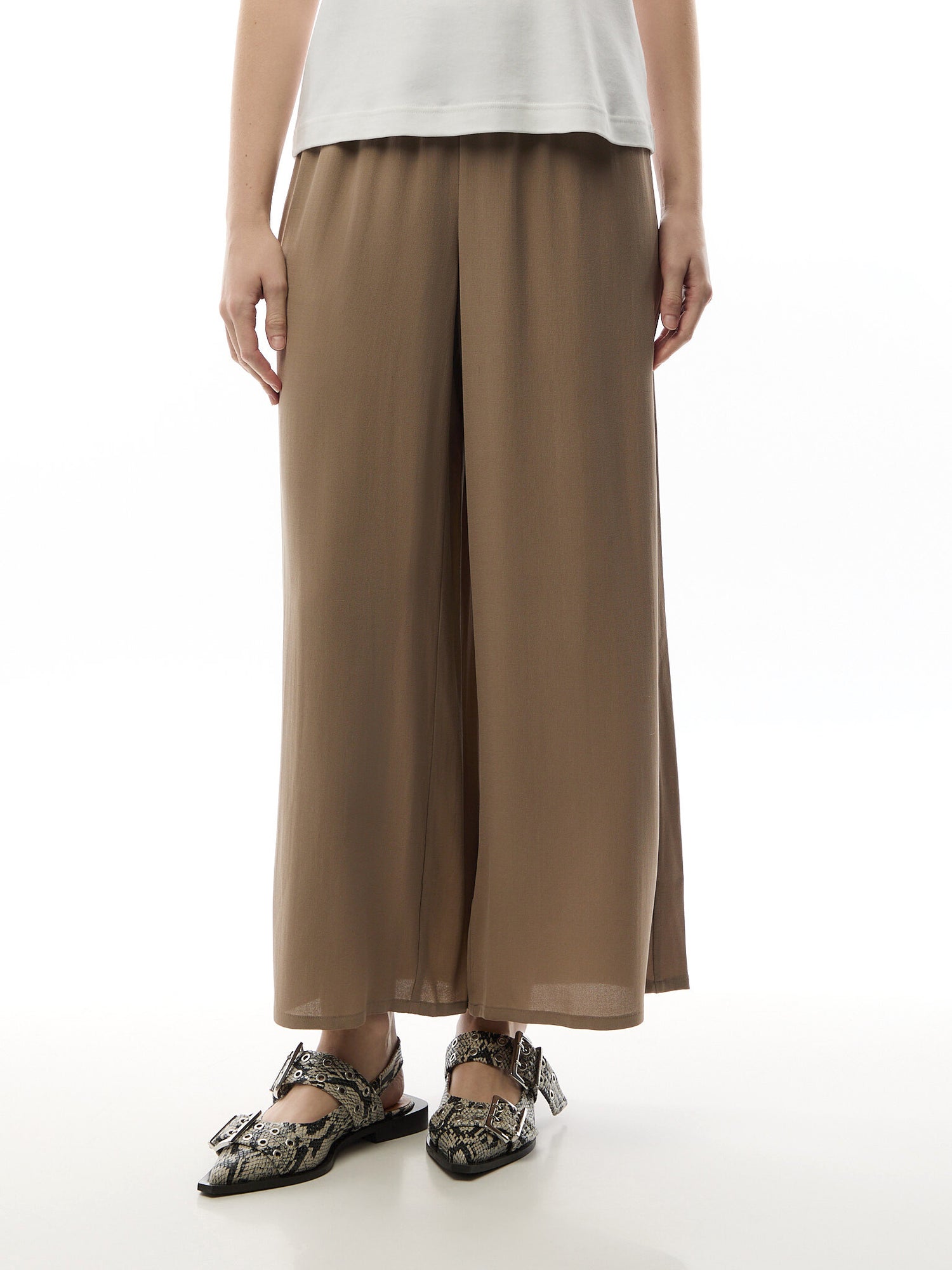 Wide Ankle Pant Silk Georgette