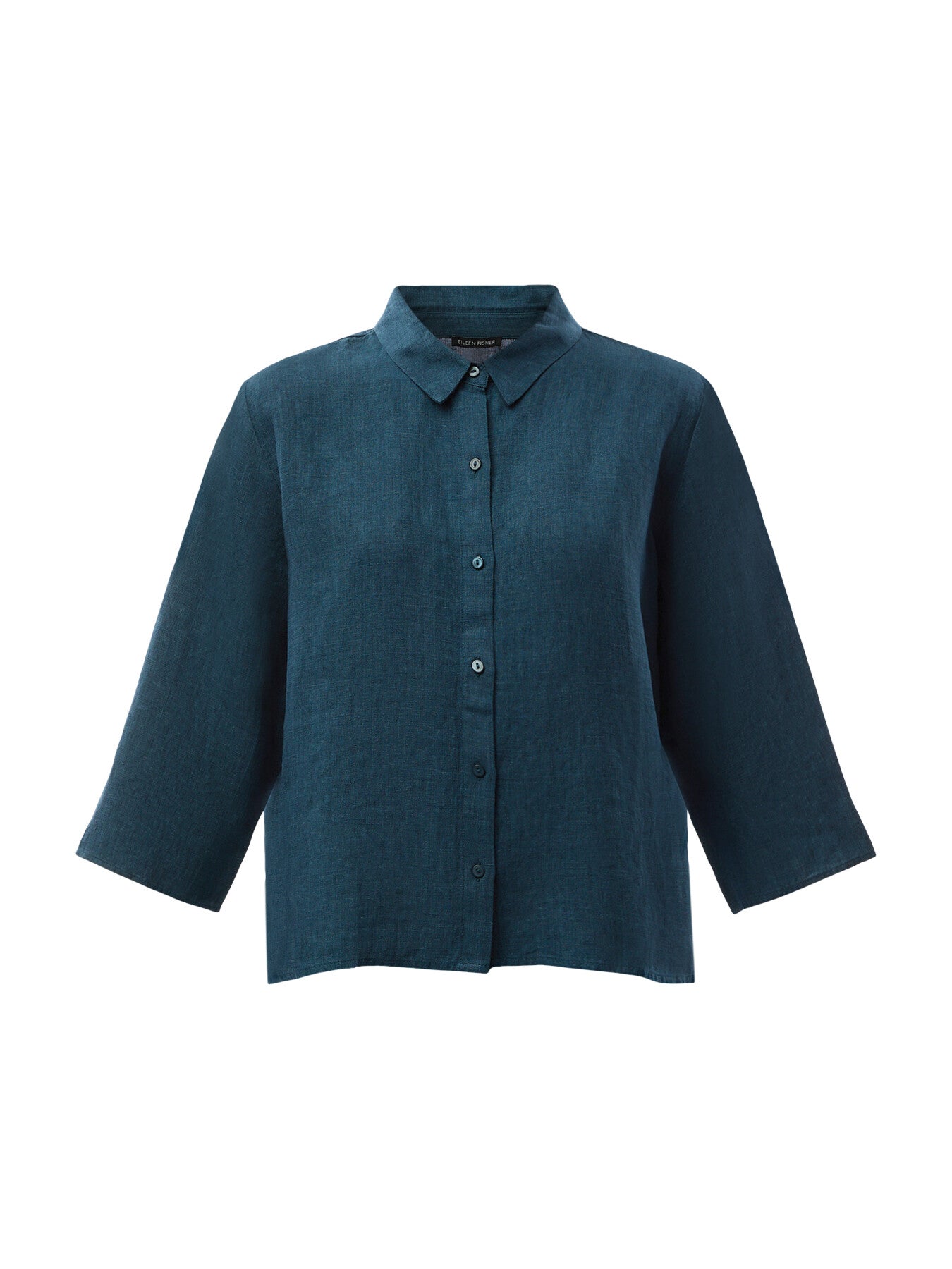 Classic Collar Shirt W/ 3/4 Sleeves