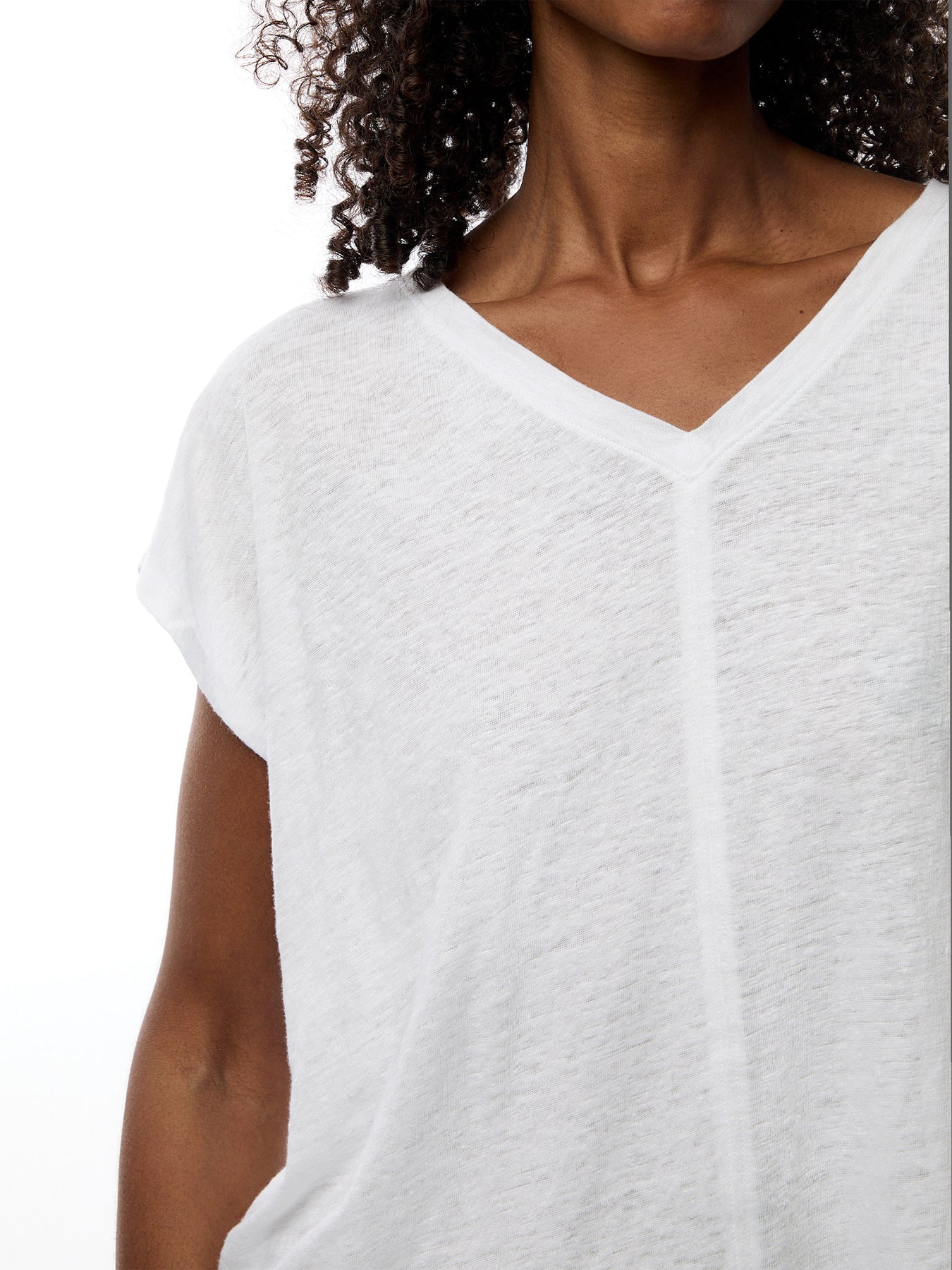 V Neck Square Tee
