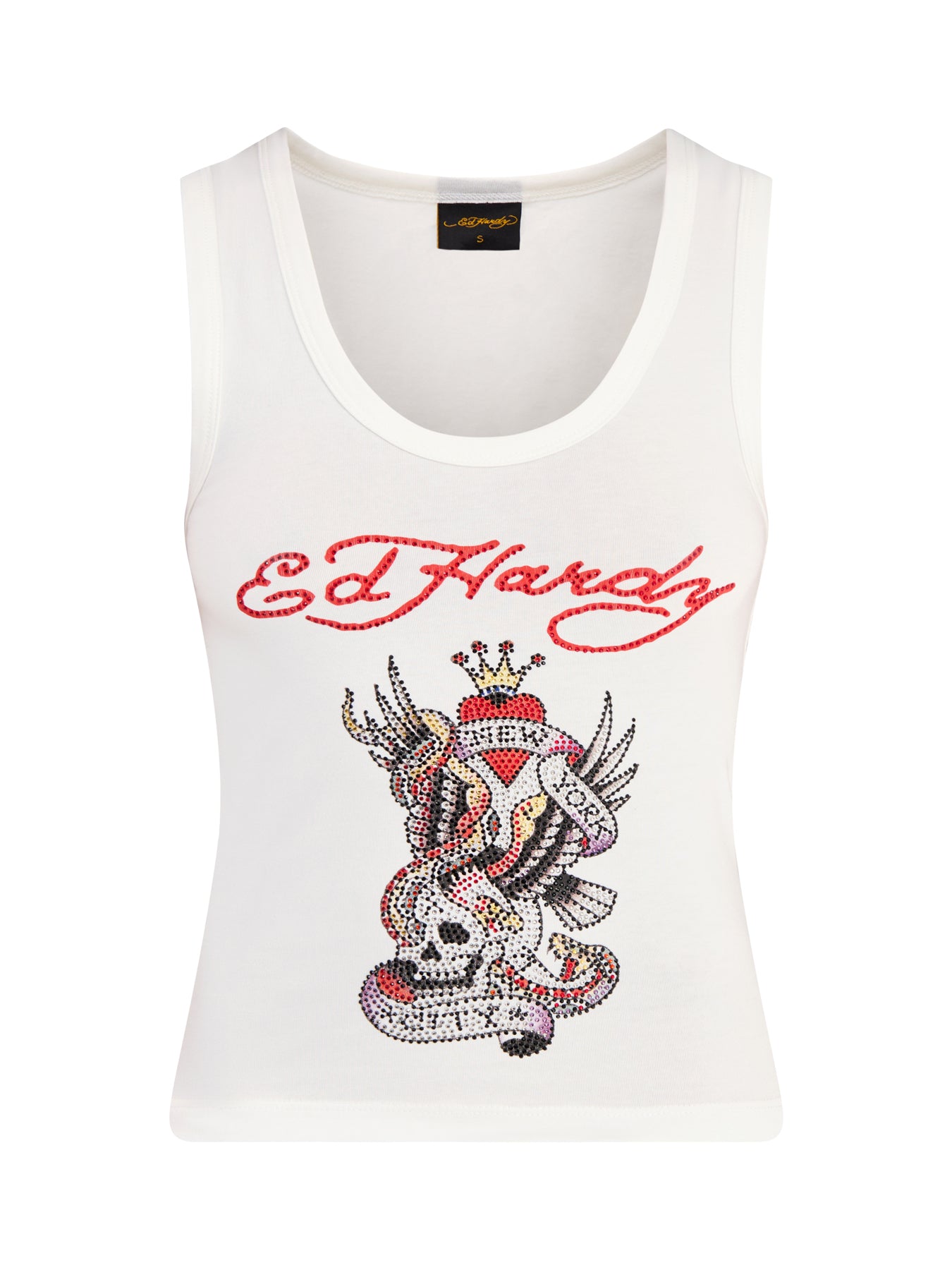 New York City Diamante Cropped Vest