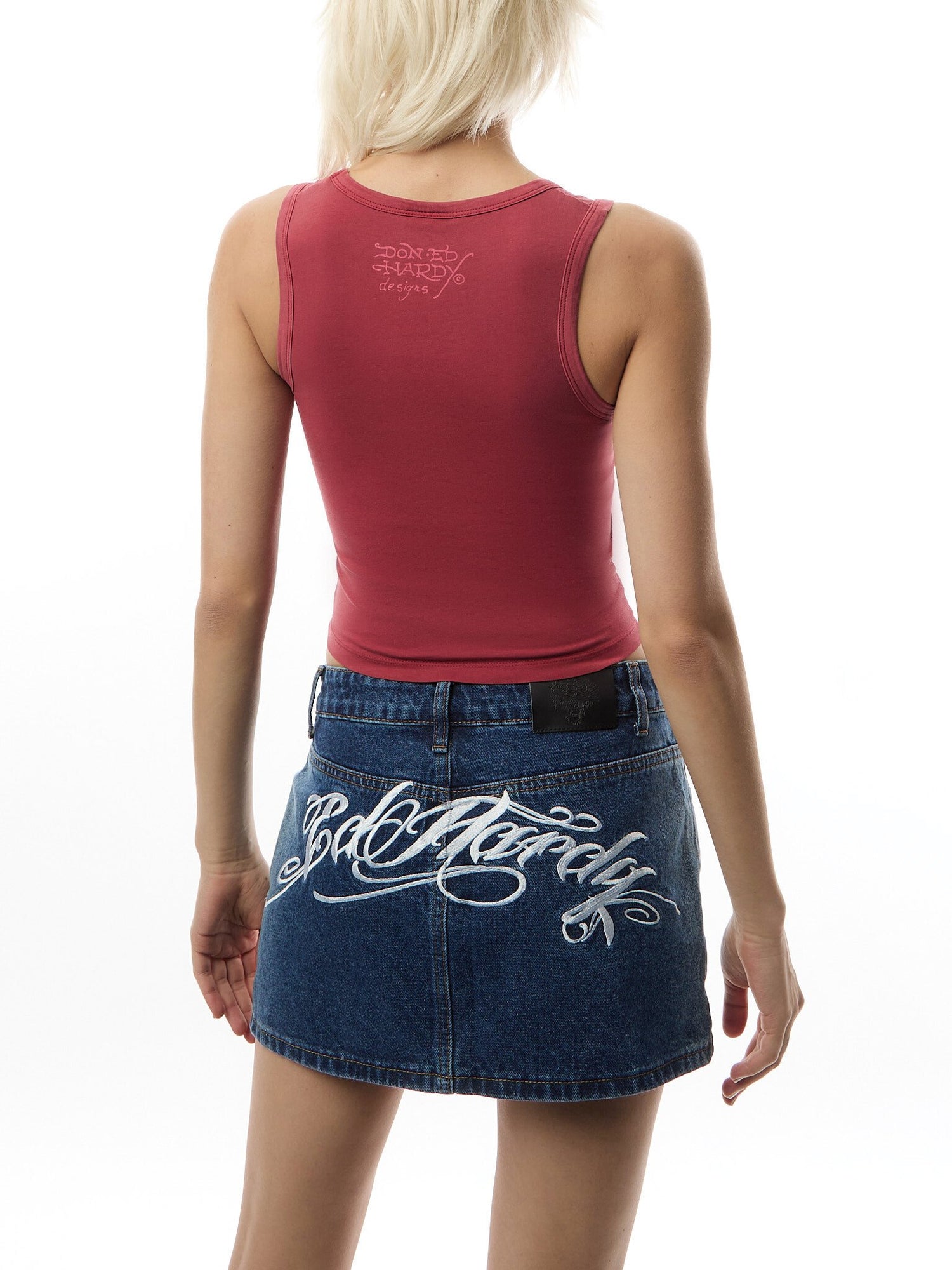 Butterfly Of Death Cropped Vest Top
