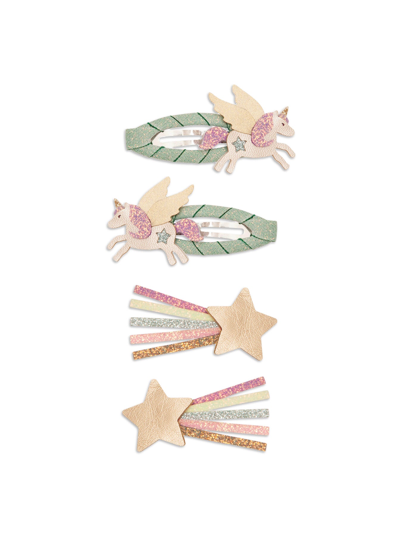 Flying Unicorn Clip Set