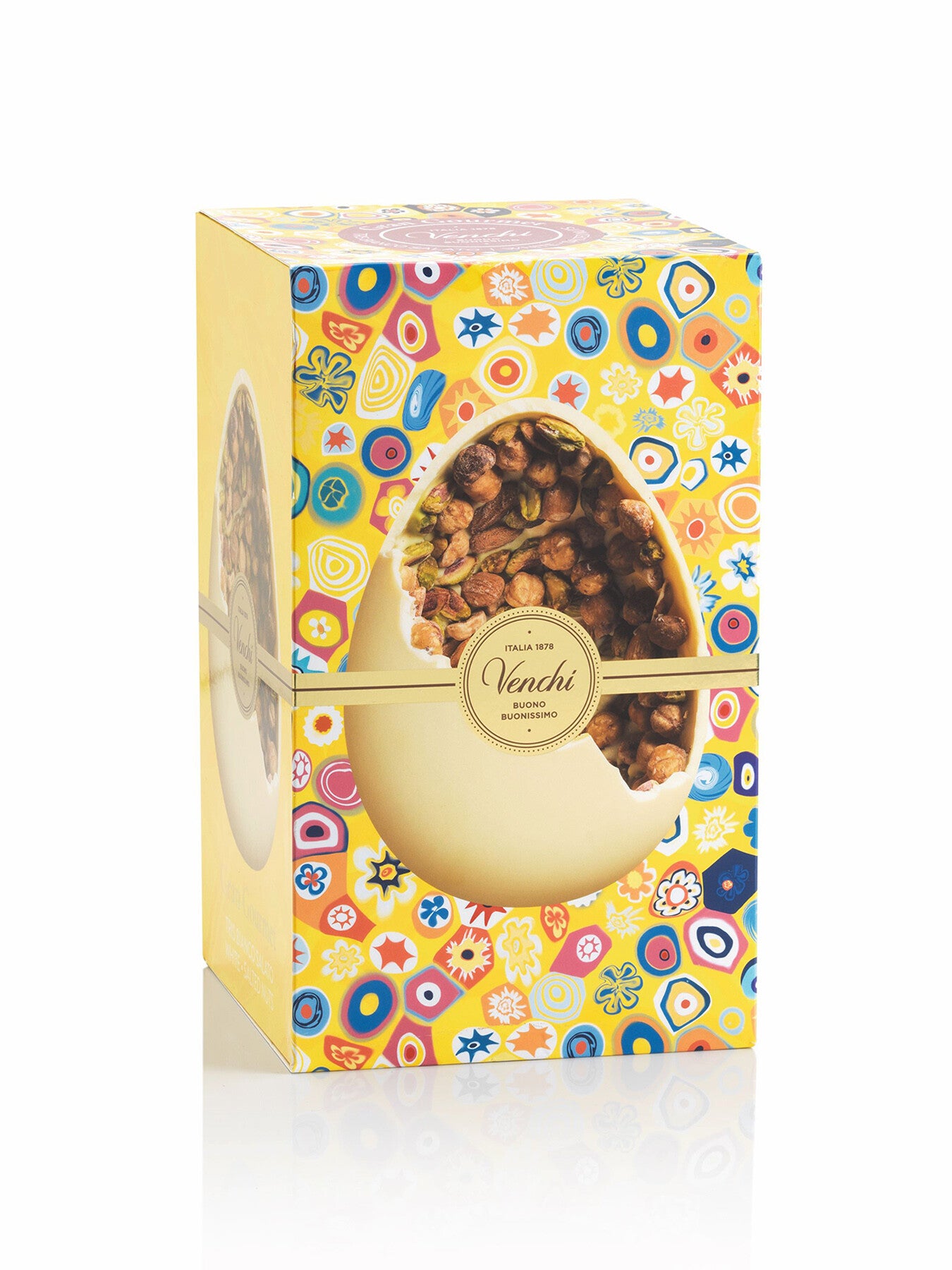 Gourmet Egg White Chocolate with Salted Nuts 500g