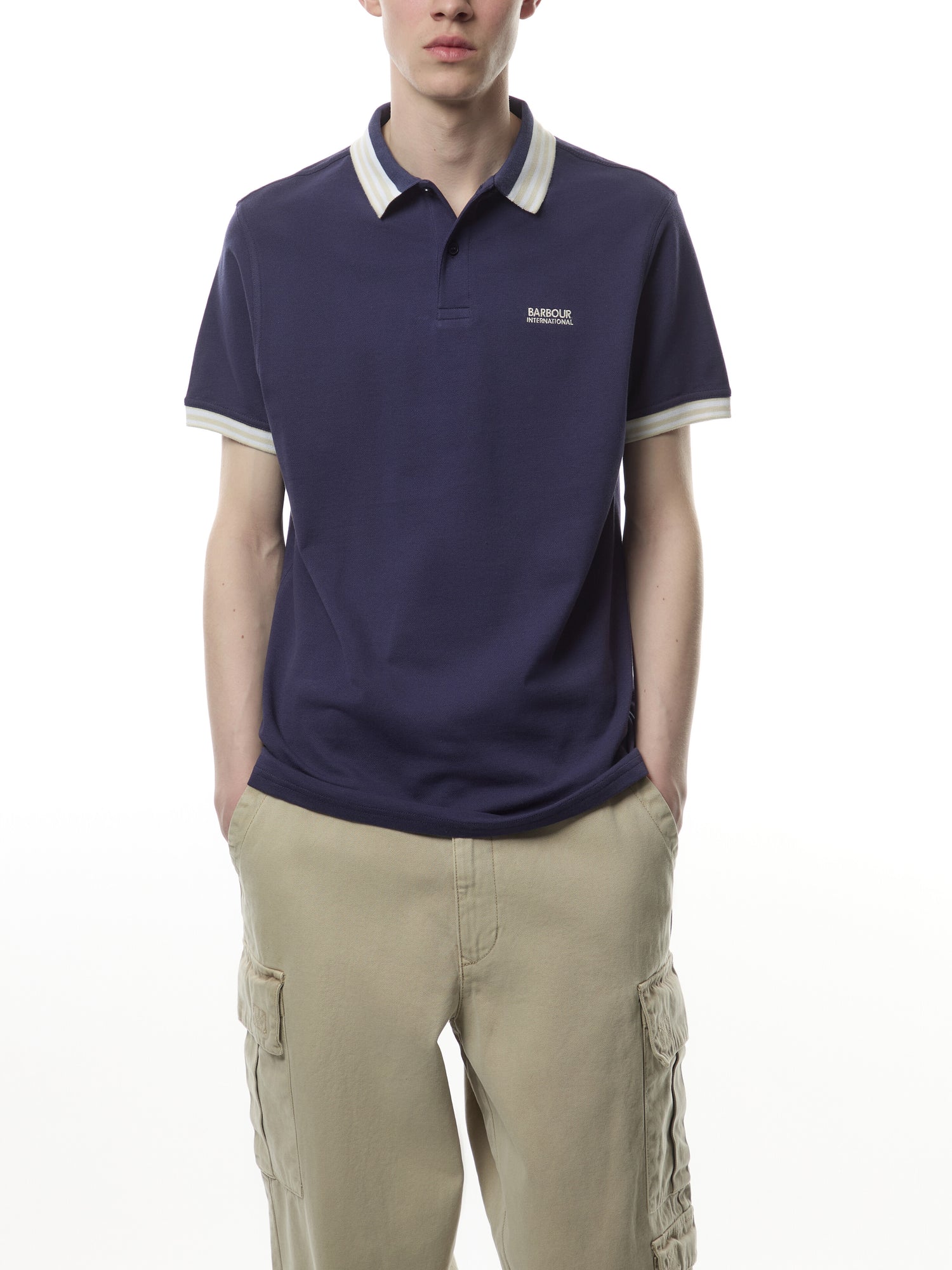 Caleb Multi Tipped Polo Shirt