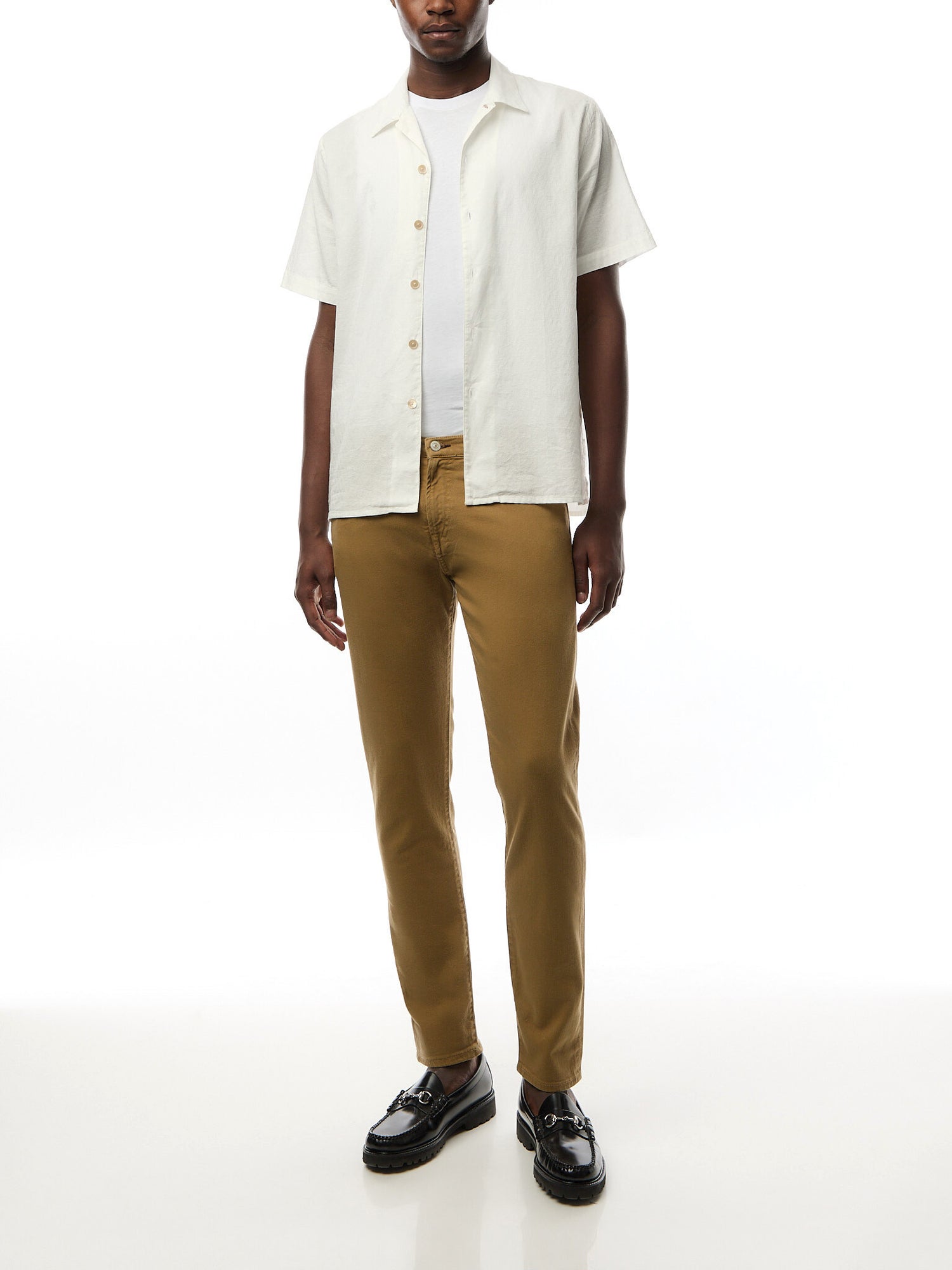 Geo Patern Imbroidered S/S Shirt